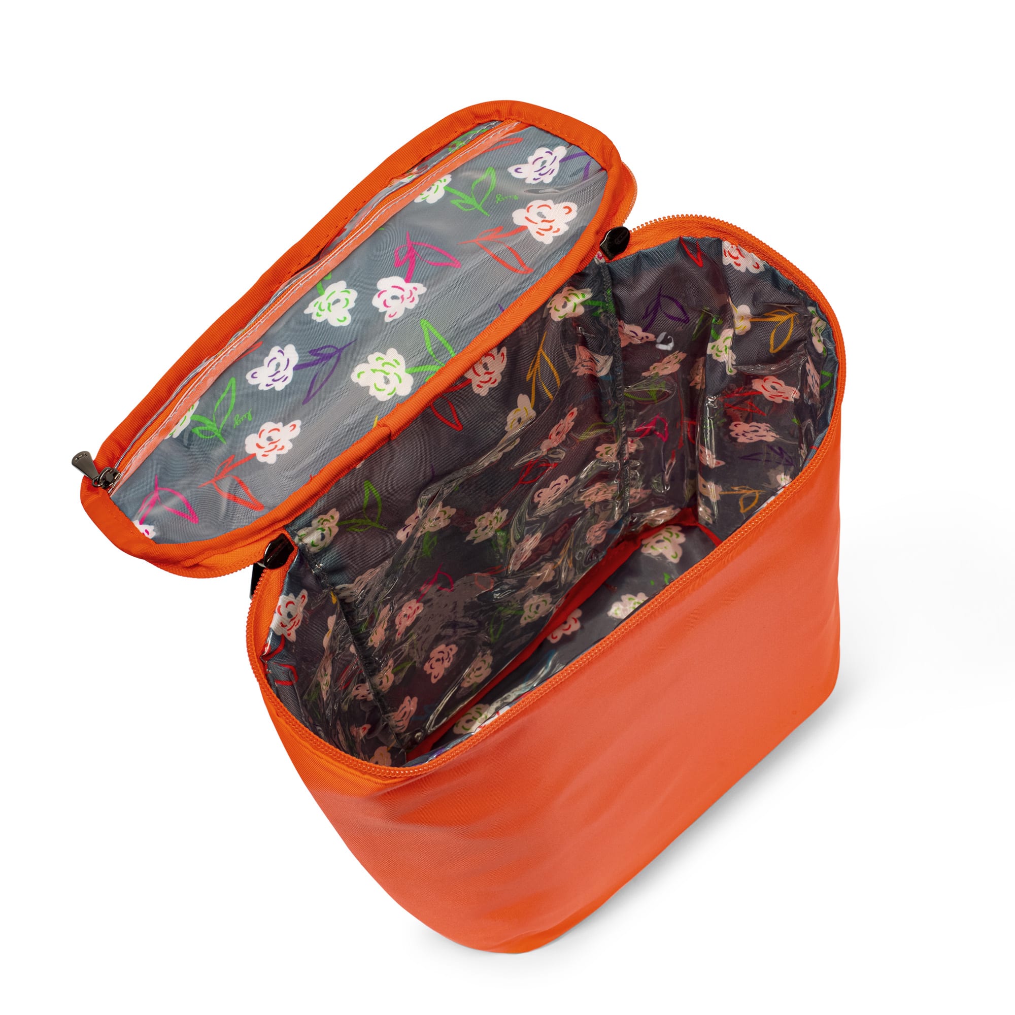 Dolly Tall Cosmetic Case - CORAL - Dolly-Tall_Orange_05