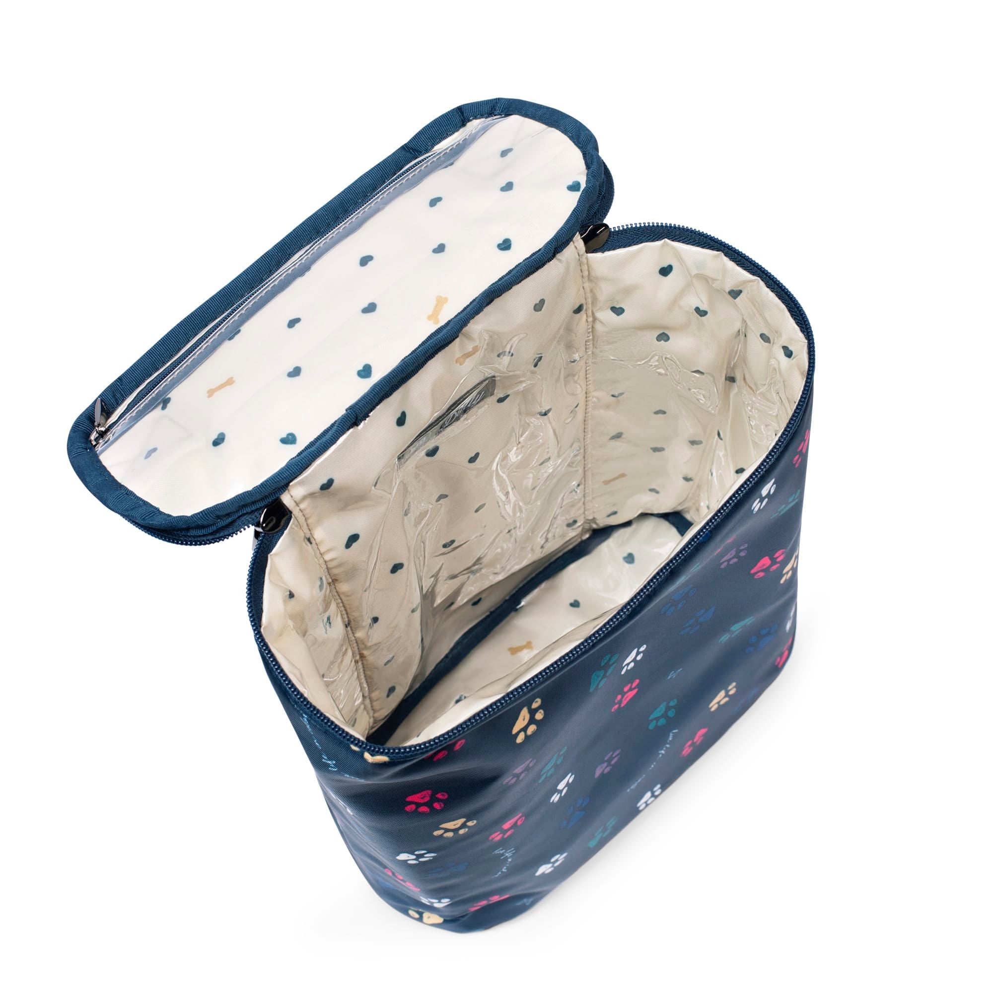 Dolly Tall Cosmetic Case - PAWS NAVY - Dolly-Tall_PawsNavy_05