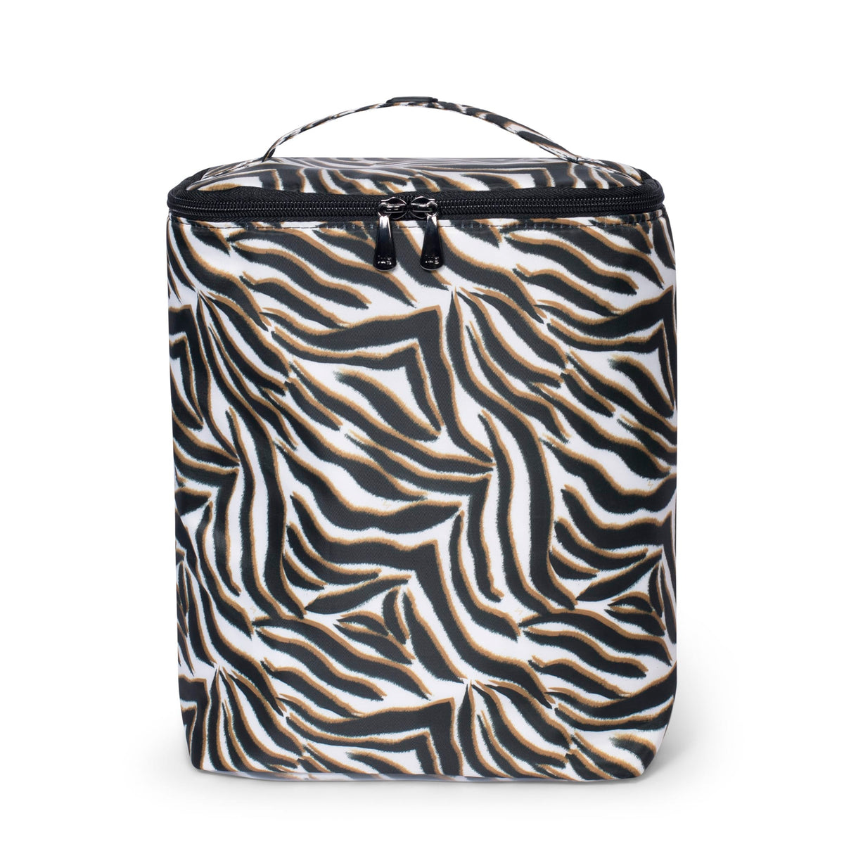 Dolly Tall Cosmetic Case - ZEBRA SAND - Dolly-Tall_ZebraSand_01