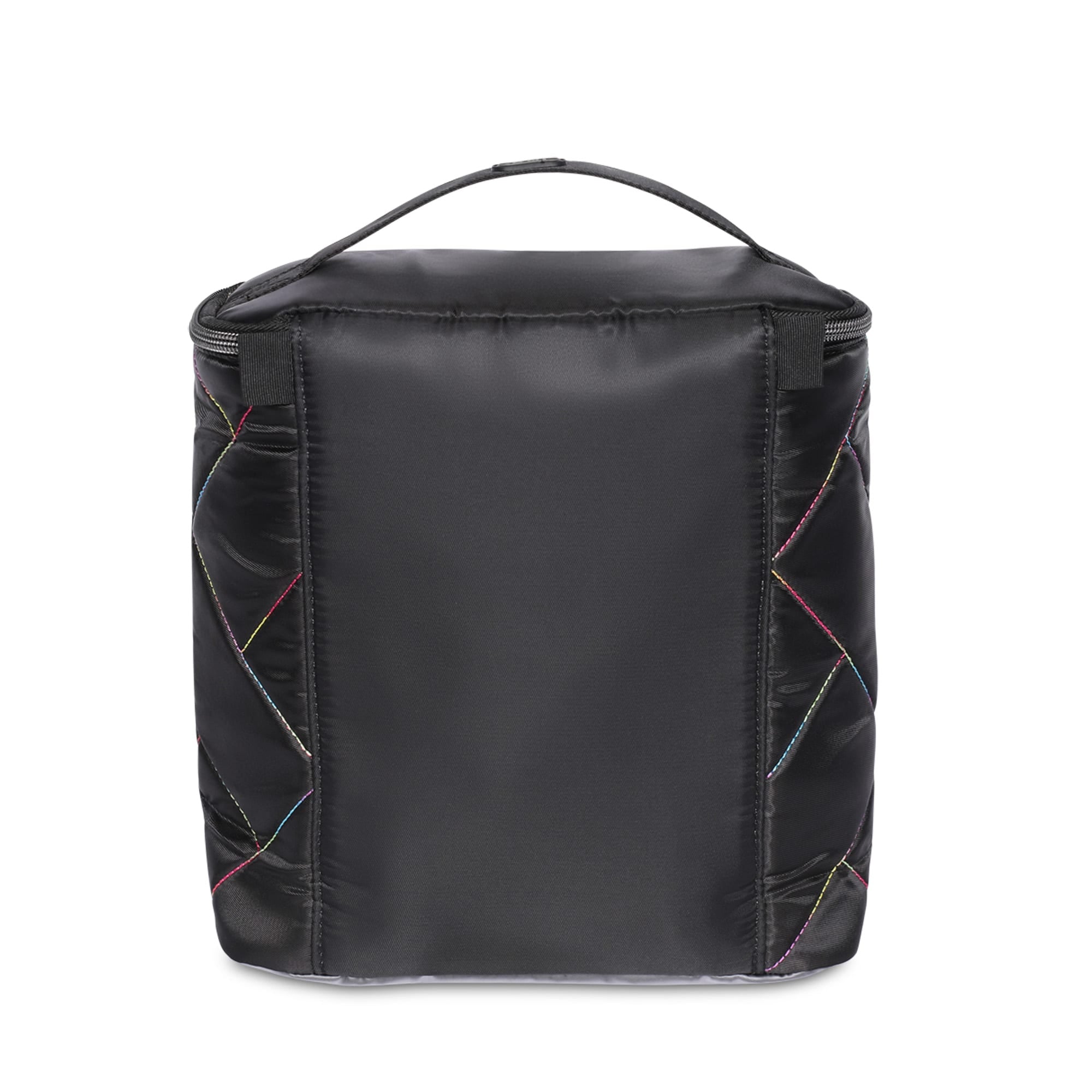 Dolly Cosmetic Case - BLACK RAINBOW STITCH - Dolly_BlackRainbowStitch_04