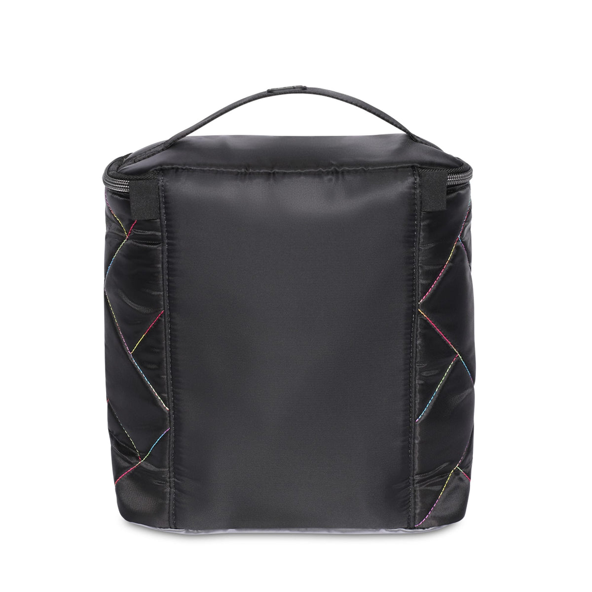 Dolly Cosmetic Case - BLACK RAINBOW STITCH - Dolly_BlackRainbowStitch_04