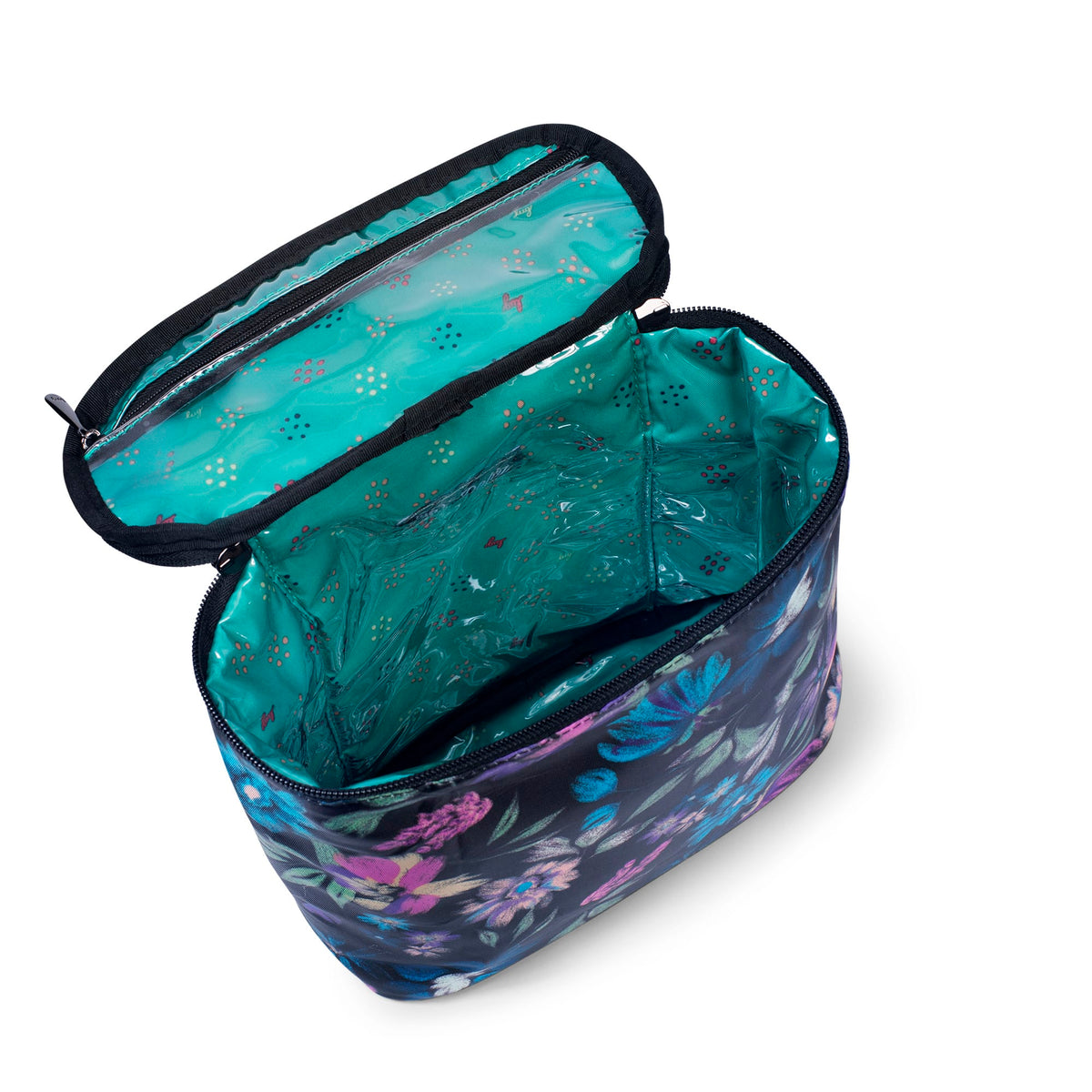 Dolly Cosmetic Case - BLOOM BLACK - Dolly_BloomBlack_05