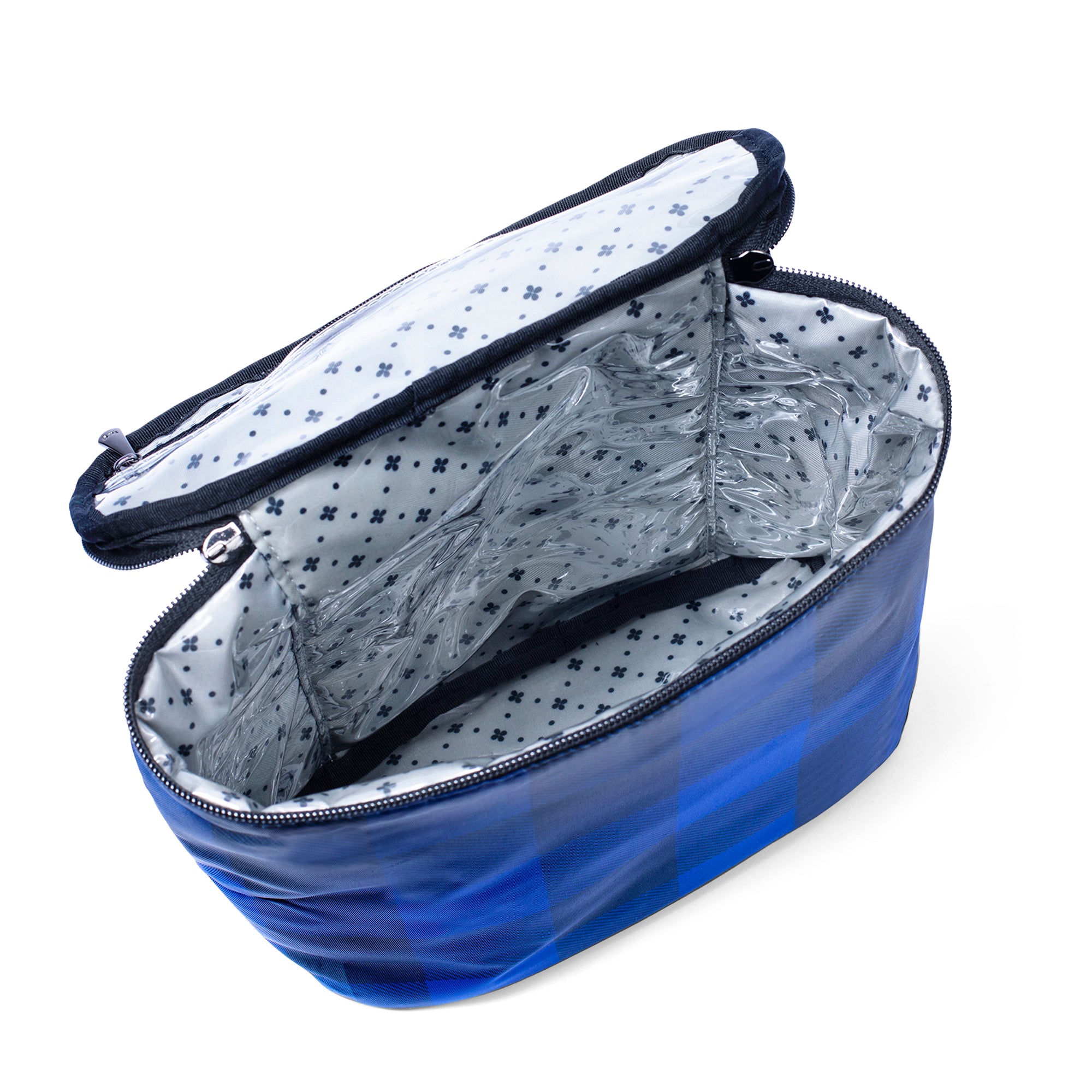 Dolly Cosmetic Case - BUFFALO CHECK BLUE - Dolly_BuffaloCheckBlue_05