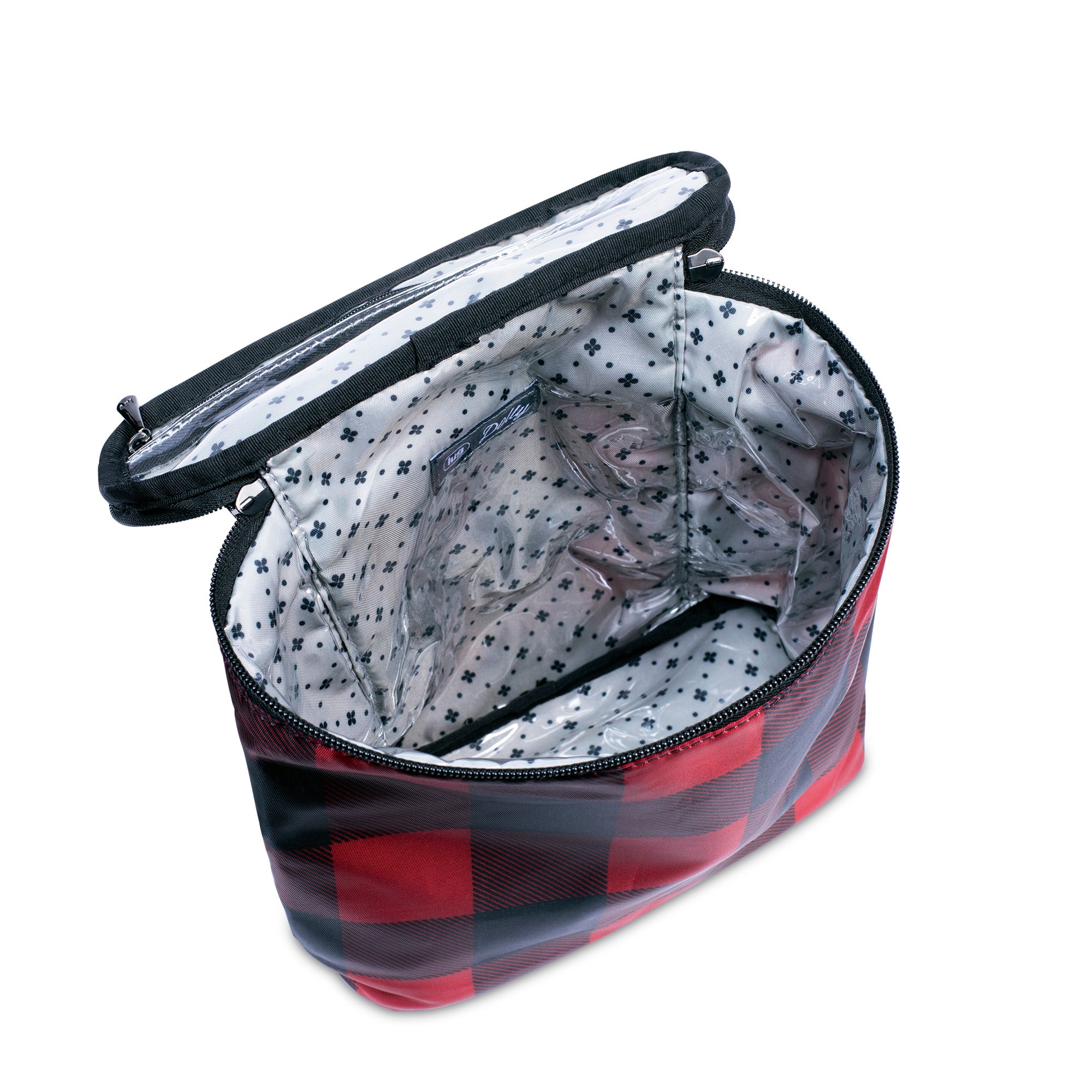 Dolly Cosmetic Case - BUFFALO CHECK RED - Dolly_BuffaloCheckRed_05