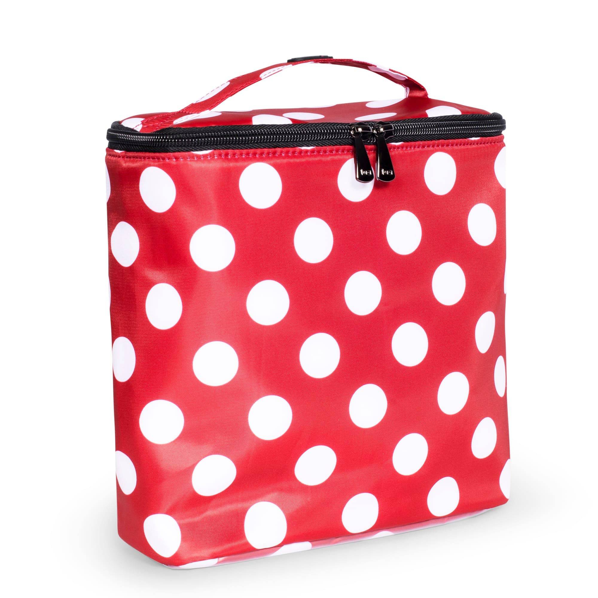 Dolly Cosmetic Case - CRIMSON LARGE DOT - Dolly_CrimsonLgDot_02