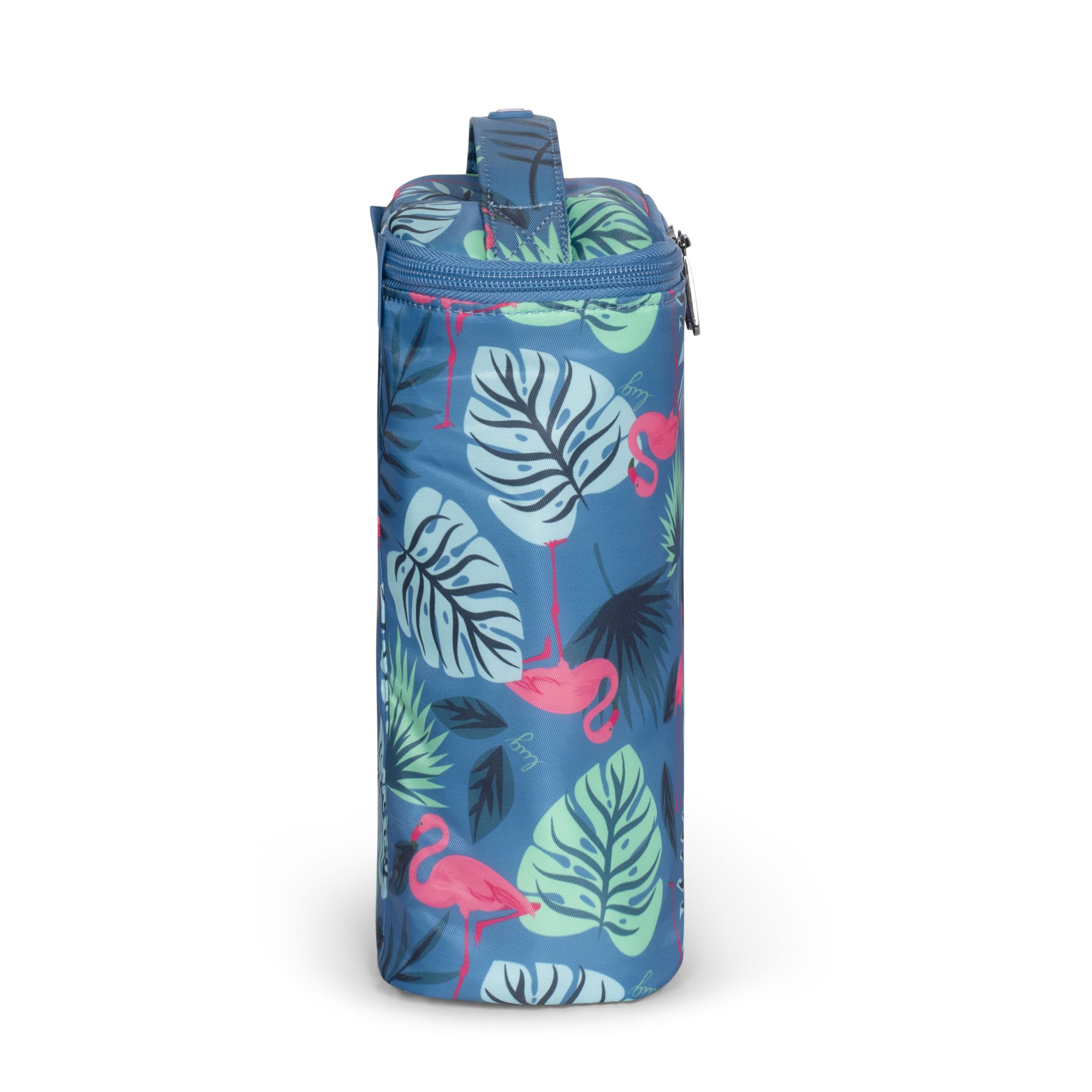 Dolly Cosmetic Case - FLAMINGO BLUE - Dolly_FlamingoBlue_03