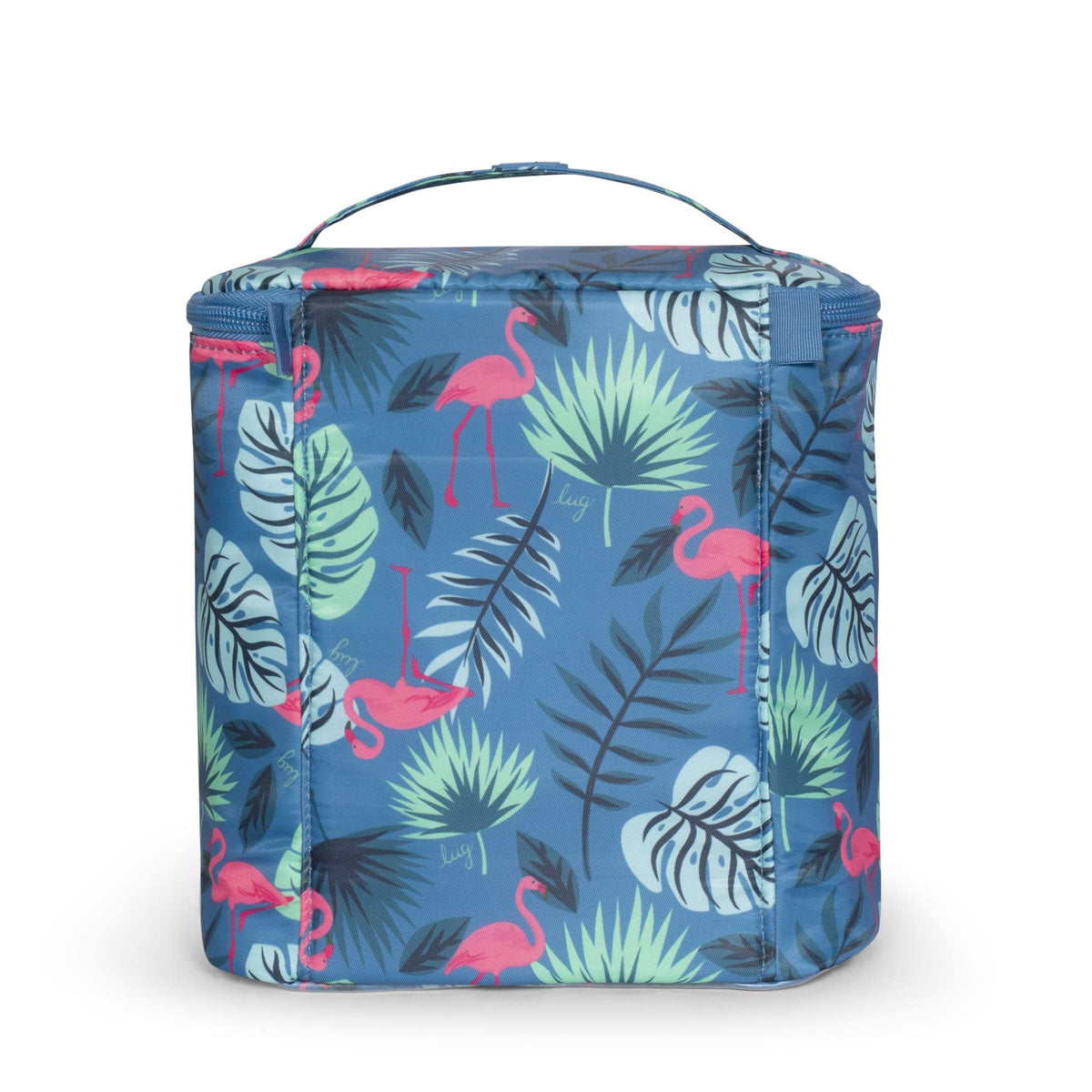 Dolly Cosmetic Case - FLAMINGO BLUE - Dolly_FlamingoBlue_04