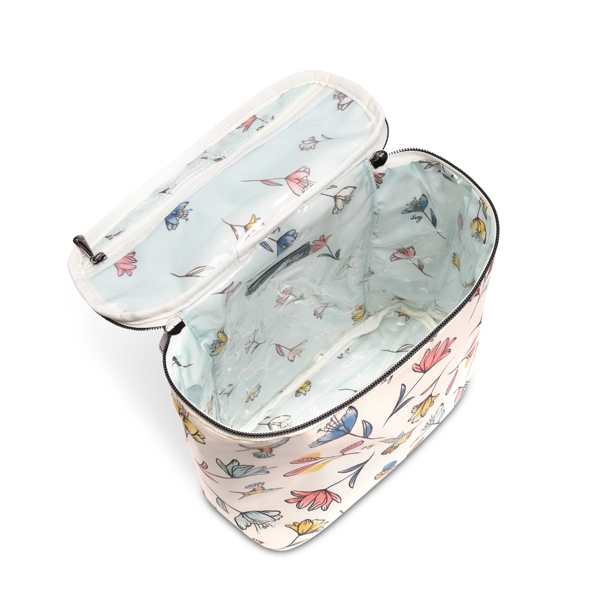 Dolly Cosmetic Case - HUMMINGBIRD FLORAL - Dolly_HummingbirdFloral_05