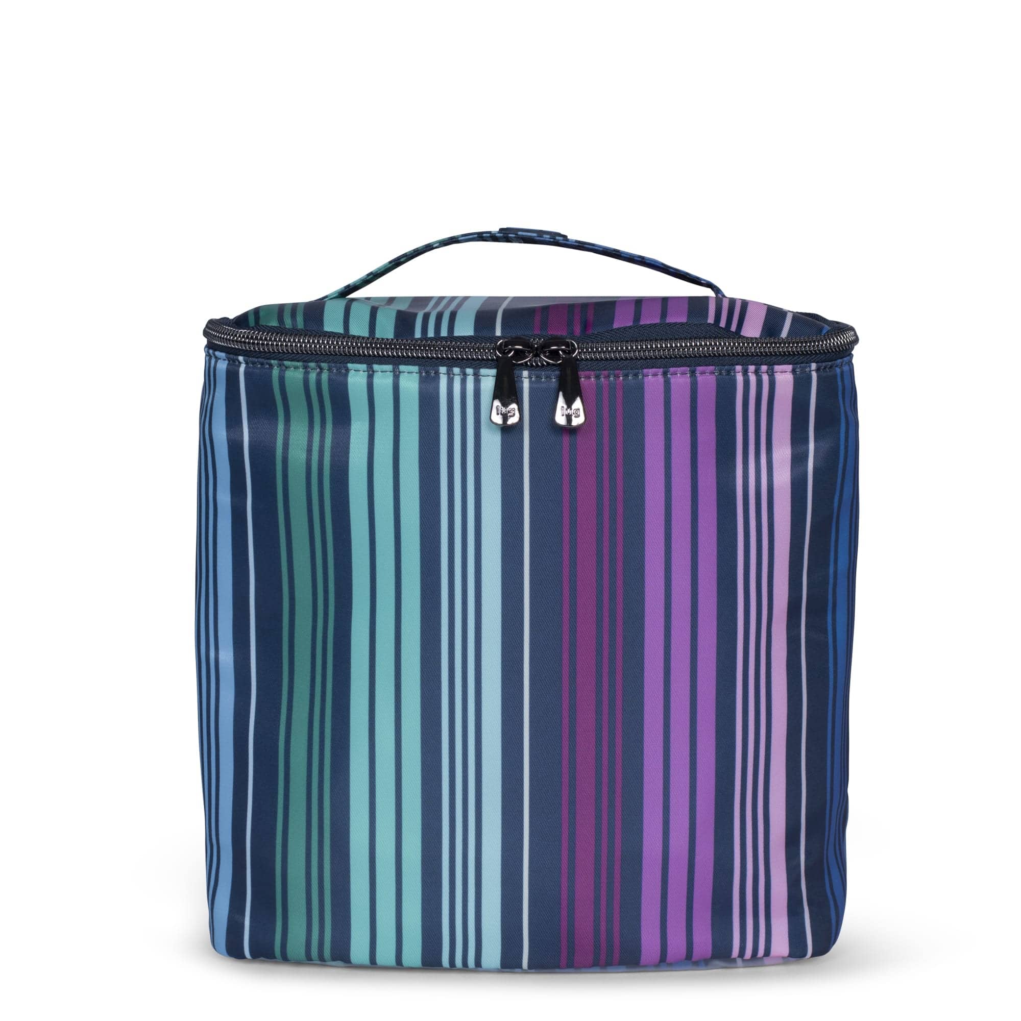 Dolly Cosmetic Case - LOVE STRIPE MULTI - Dolly_LoveStraps_01