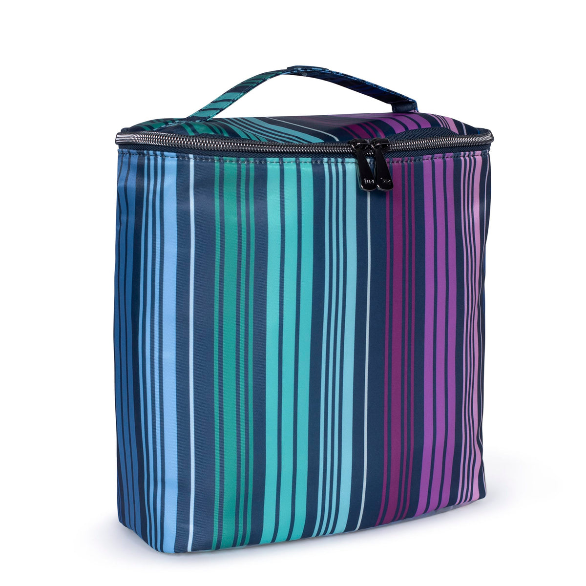 Dolly Cosmetic Case - LOVE STRIPE MULTI - Dolly_LoveStraps_02