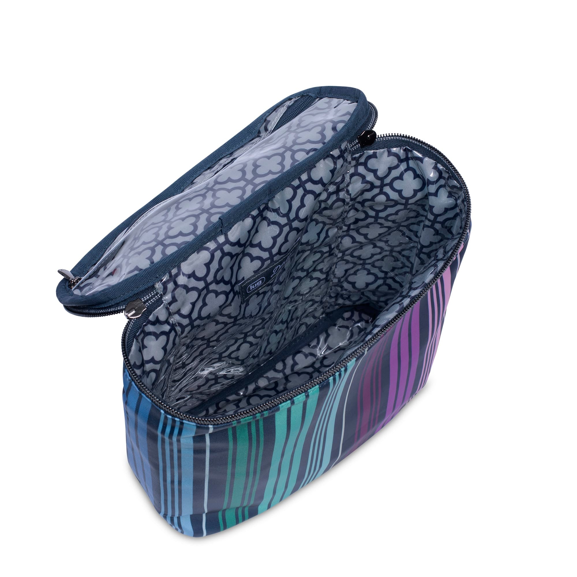 Dolly Cosmetic Case - LOVE STRIPE MULTI - Dolly_LoveStraps_05