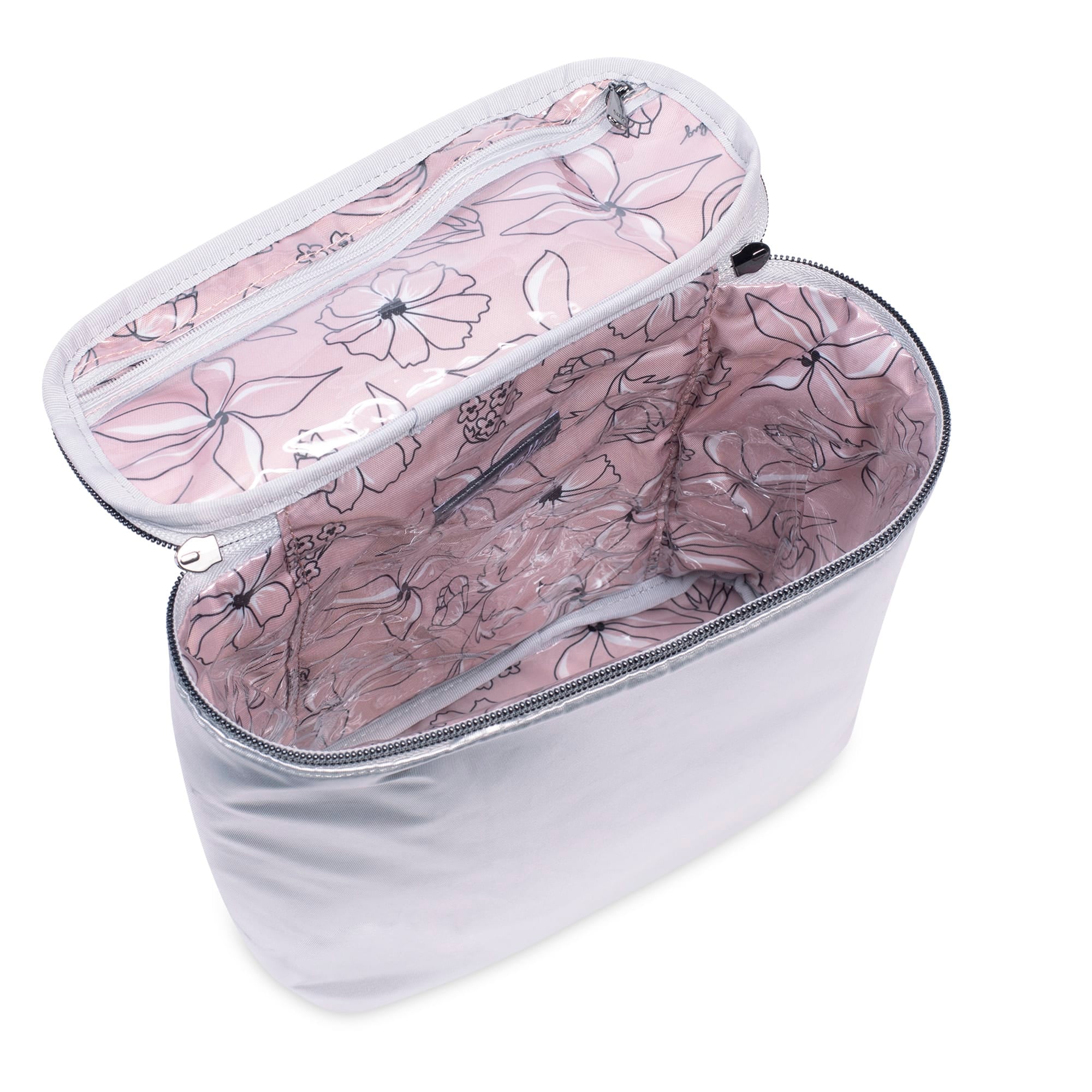 Dolly Cosmetic Case - METALLIC SILVER - Dolly_MetallicSilver_05