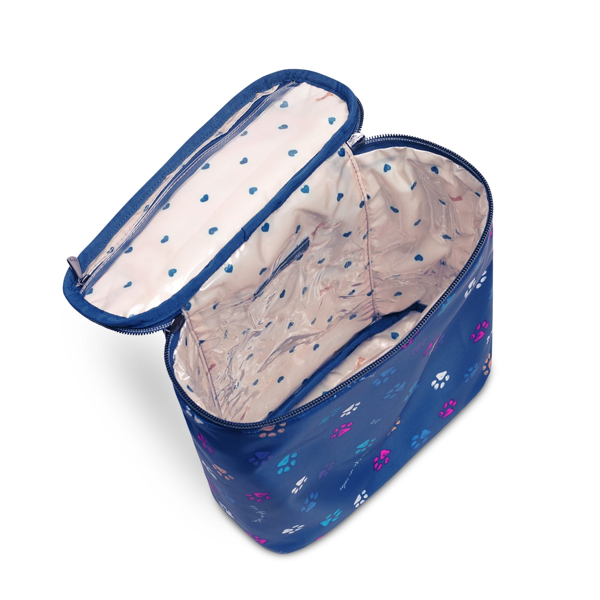 Dolly Cosmetic Case - PAWS NAVY - Dolly_Paws_Navy_05
