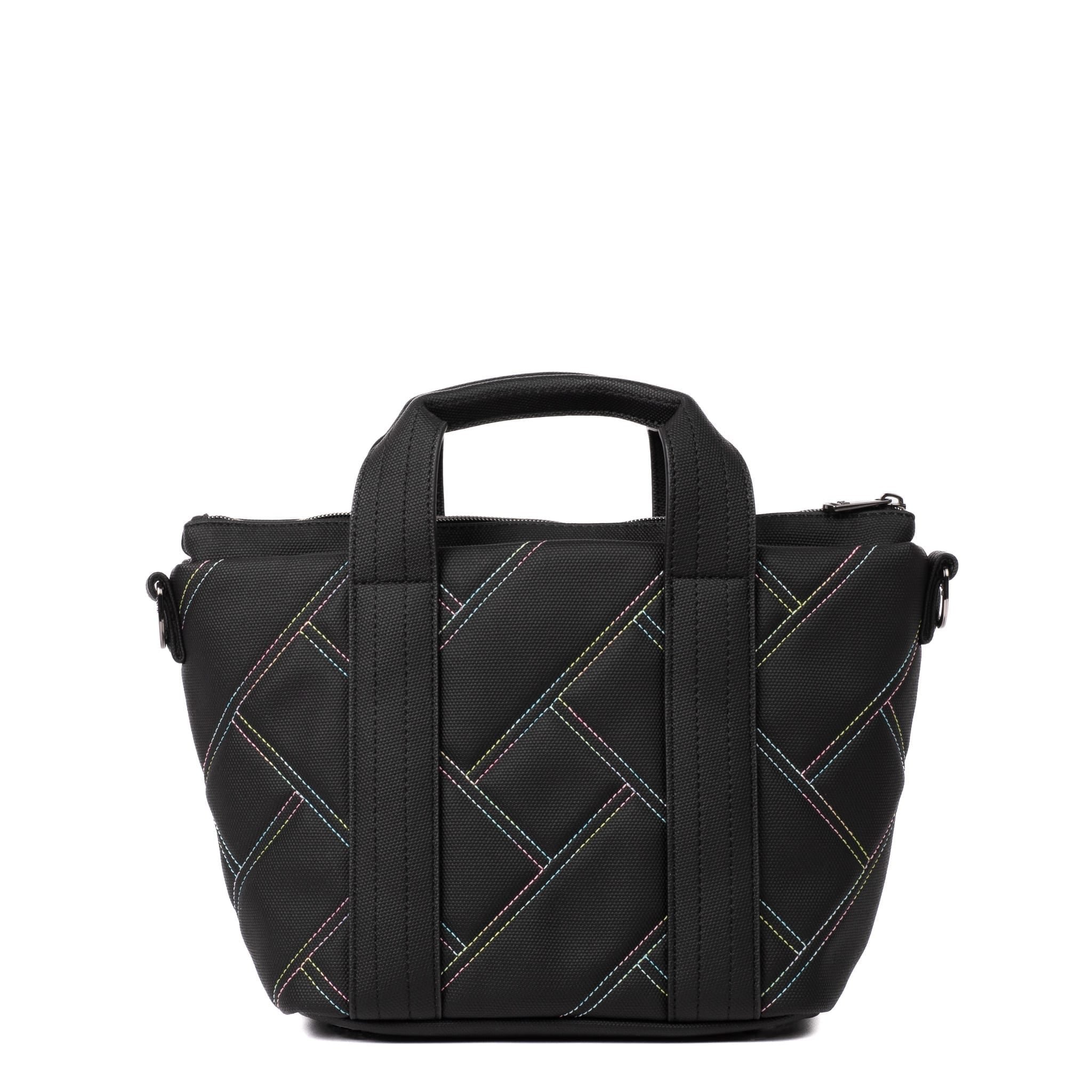 Dory Matte Luxe VL Crossbody Bag - BLACK ICEPOP STITCH - DoryMatteLuxe_RainbowWithBlack_04