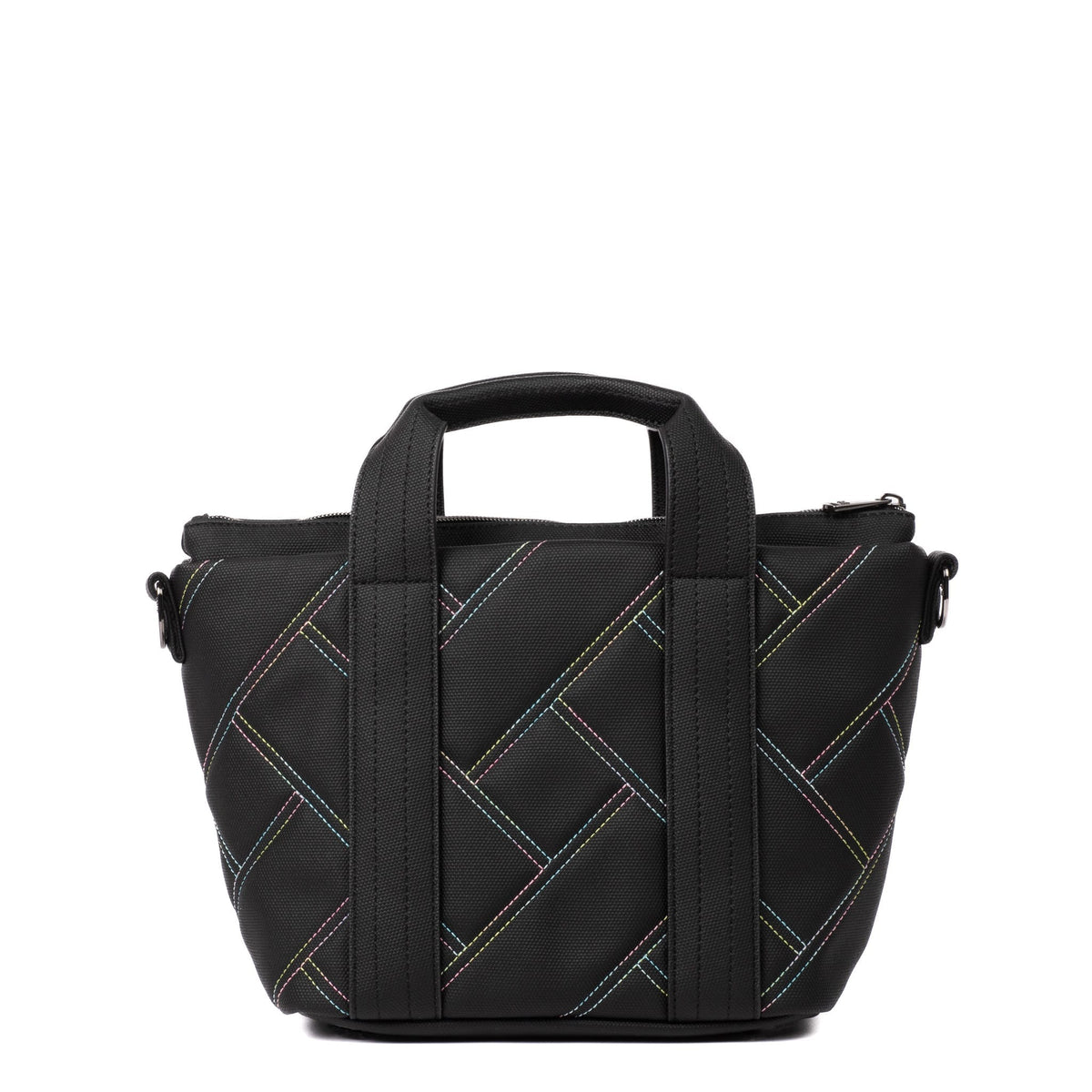 Dory Matte Luxe VL Crossbody Bag - BLACK ICEPOP STITCH - DoryMatteLuxe_RainbowWithBlack_04