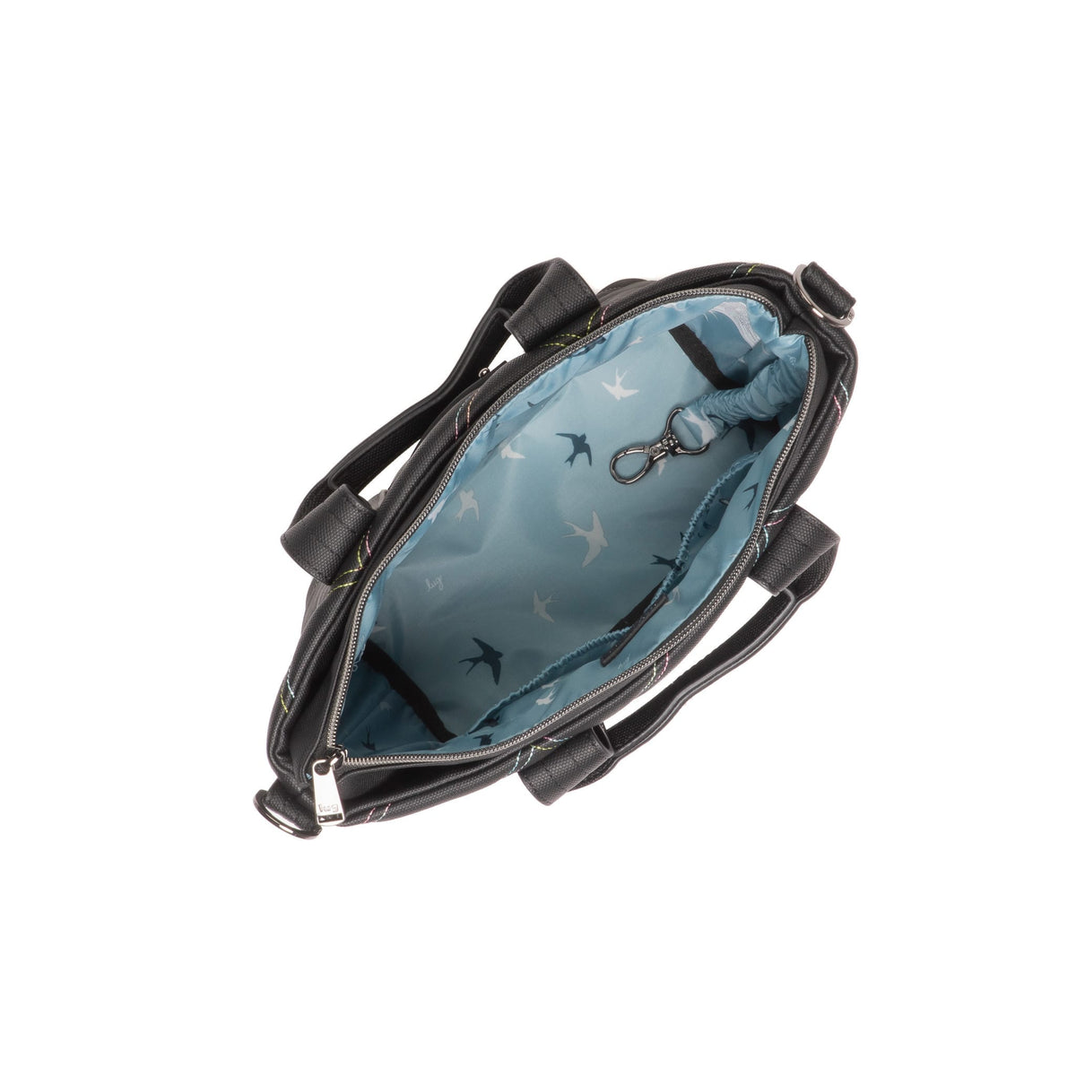 Dory Matte Luxe VL Crossbody Bag - BLACK ICEPOP STITCH - DoryMatteLuxe_RainbowWithBlack_05