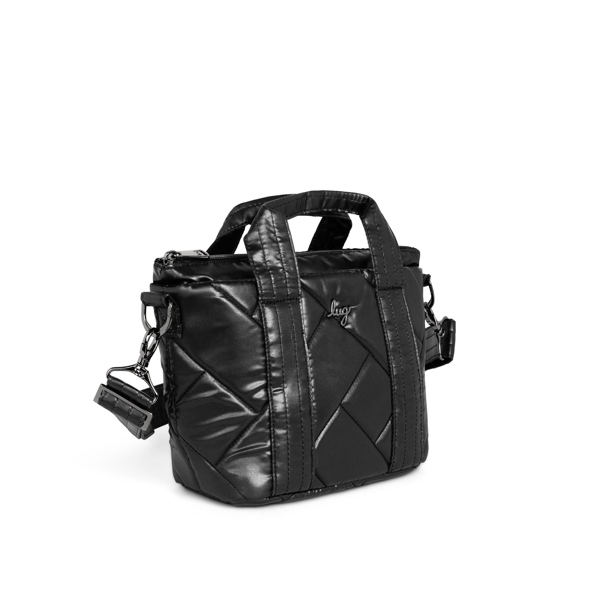 Dory Mini Crossbody Bag - METALLIC BLACK - DoryMini_MetallicBlack_02