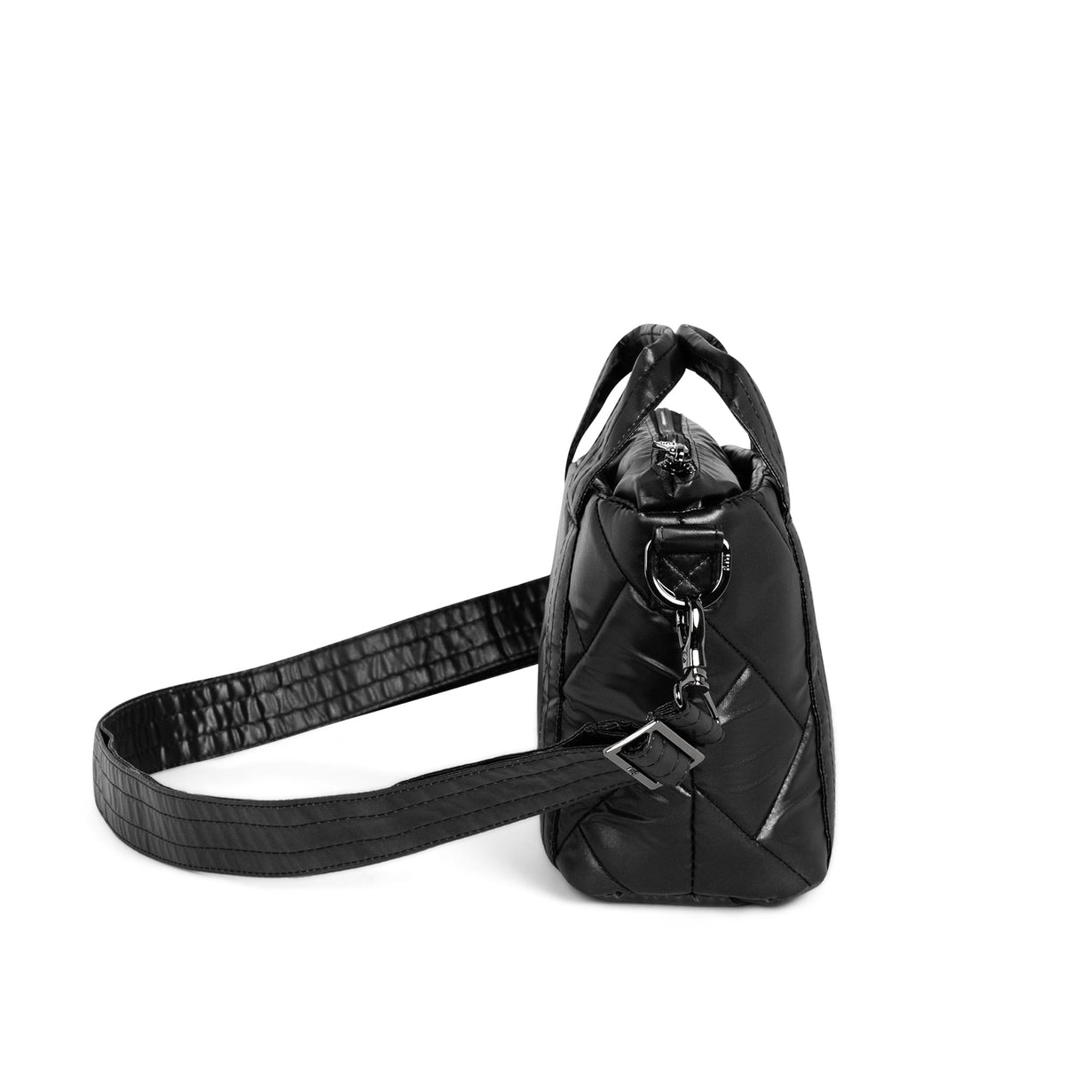 Dory Mini Crossbody Bag - METALLIC BLACK - DoryMini_MetallicBlack_03