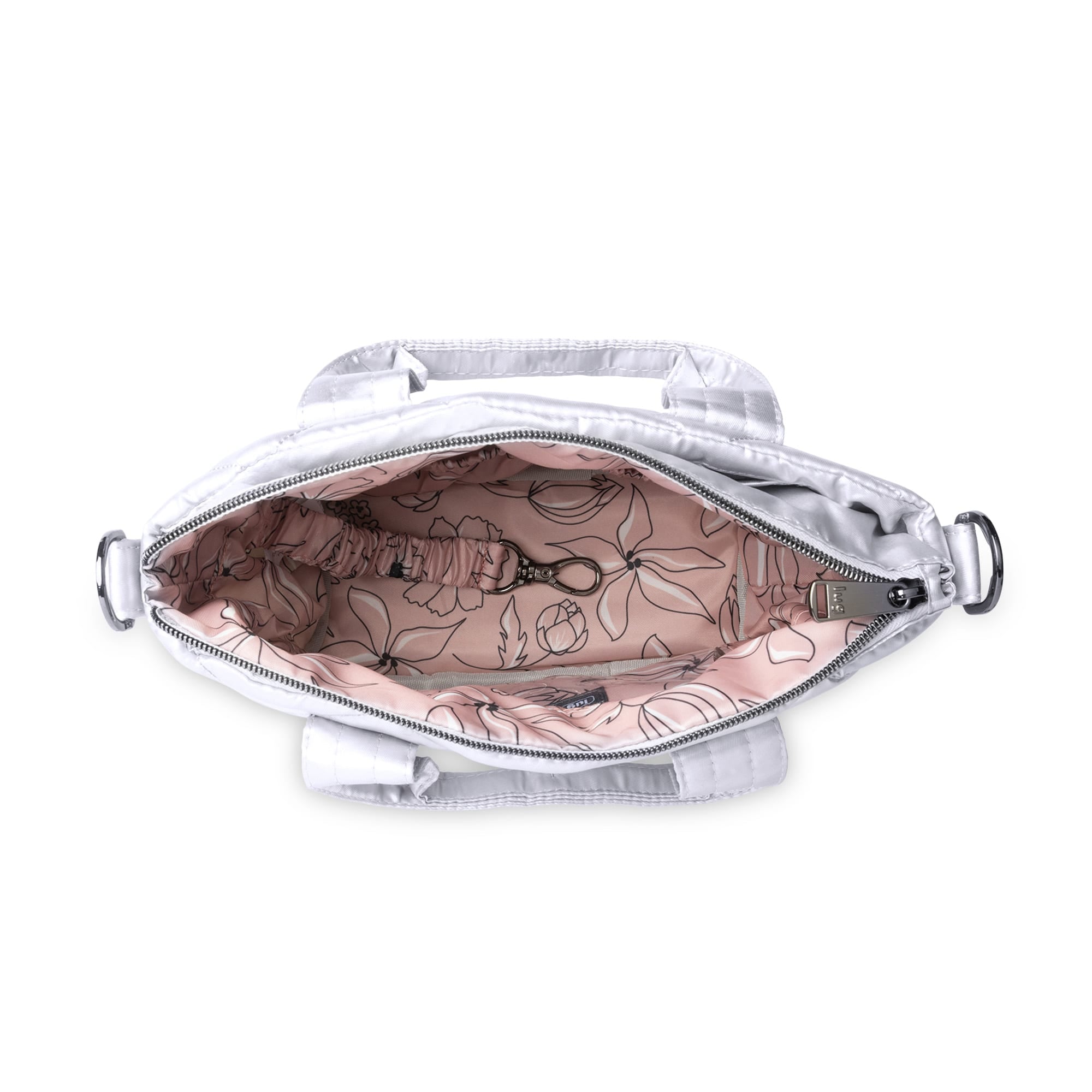 Dory Mini Crossbody Bag - METALLIC SILVER - DoryMini_MetallicSilver_05