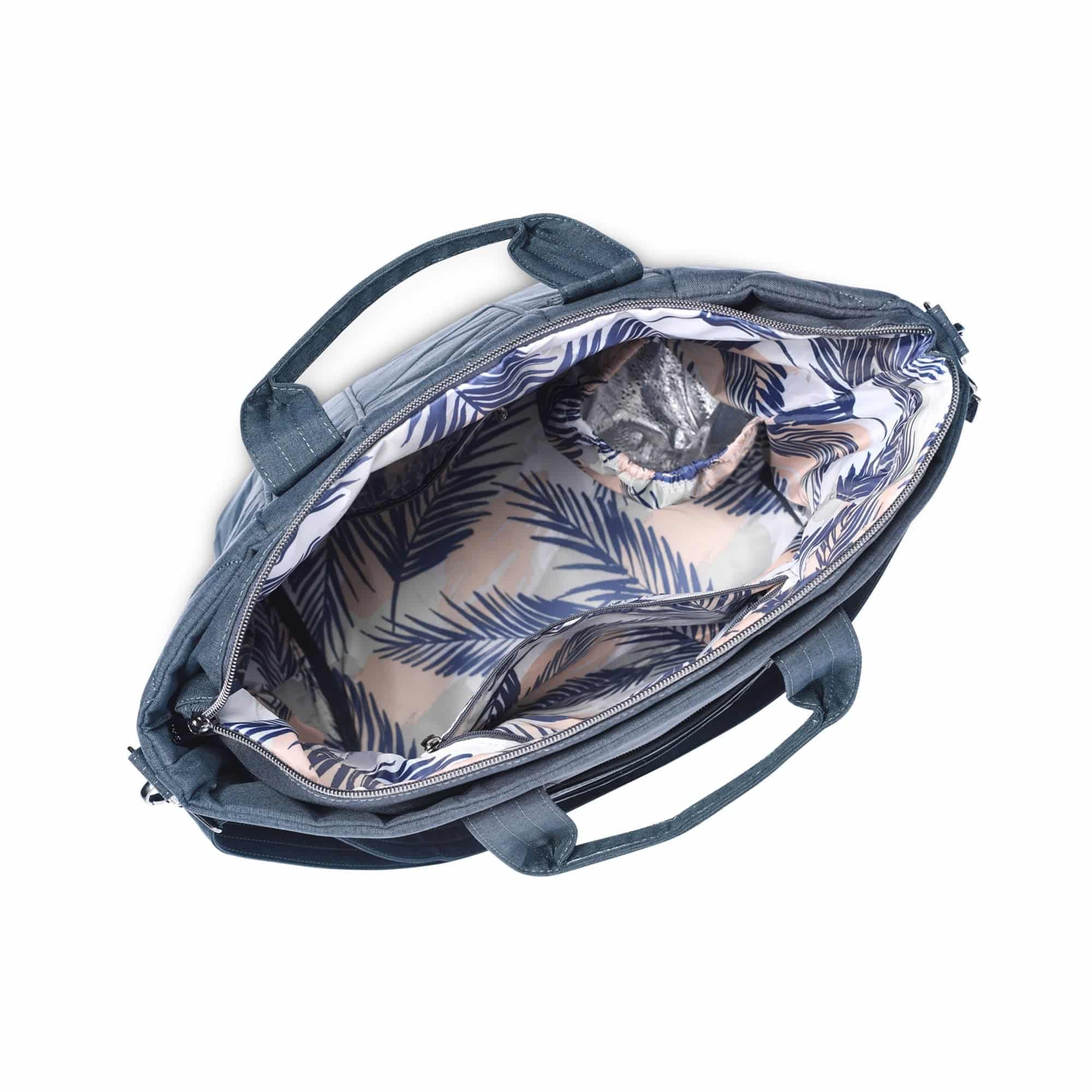 Dory XL Convertible Tote Bag - HEATHER INDIGO - DoryXL_HeatherIndigo_05