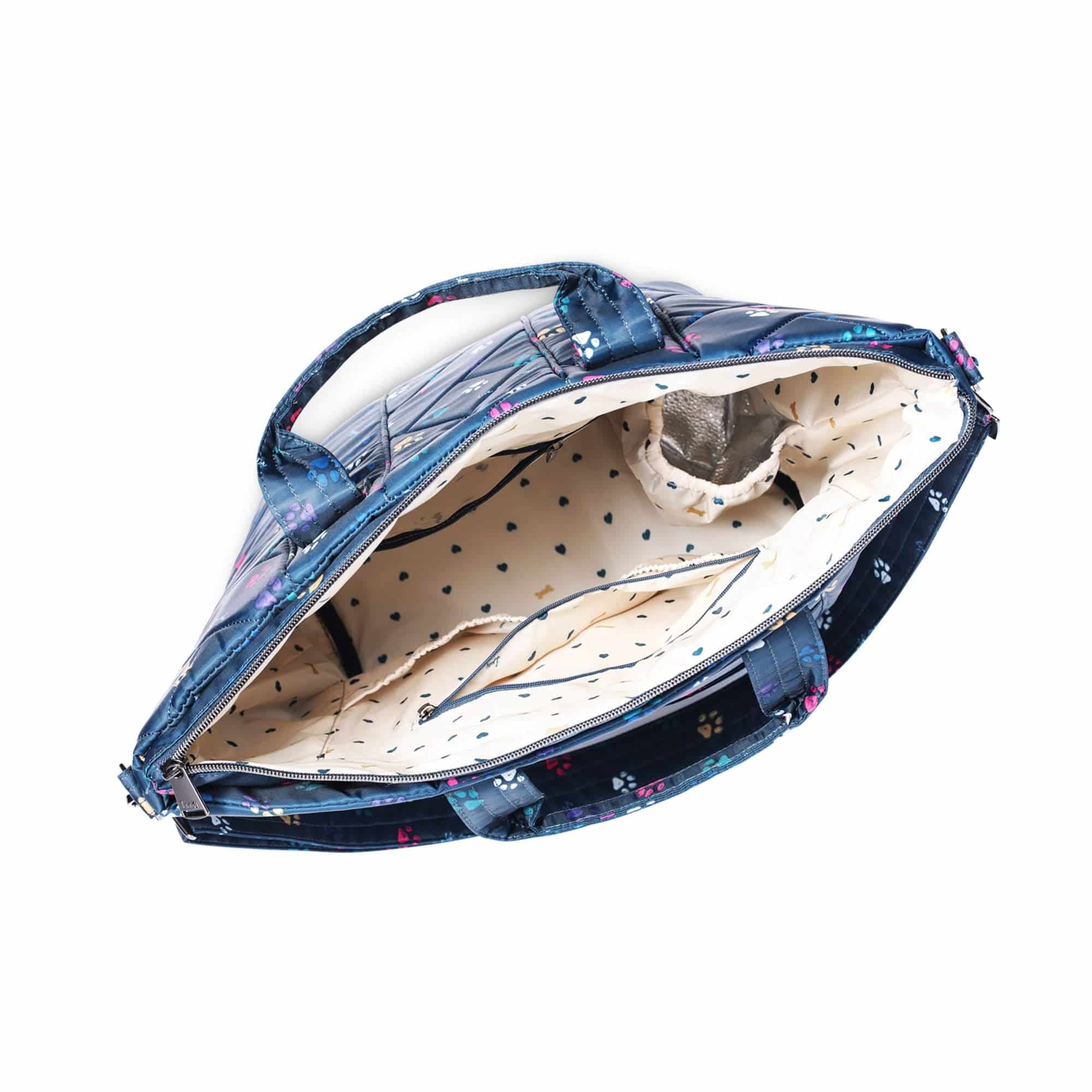 Dory XL Convertible Tote Bag - PAWS NAVY - DoryXL_Paws_Navy_05