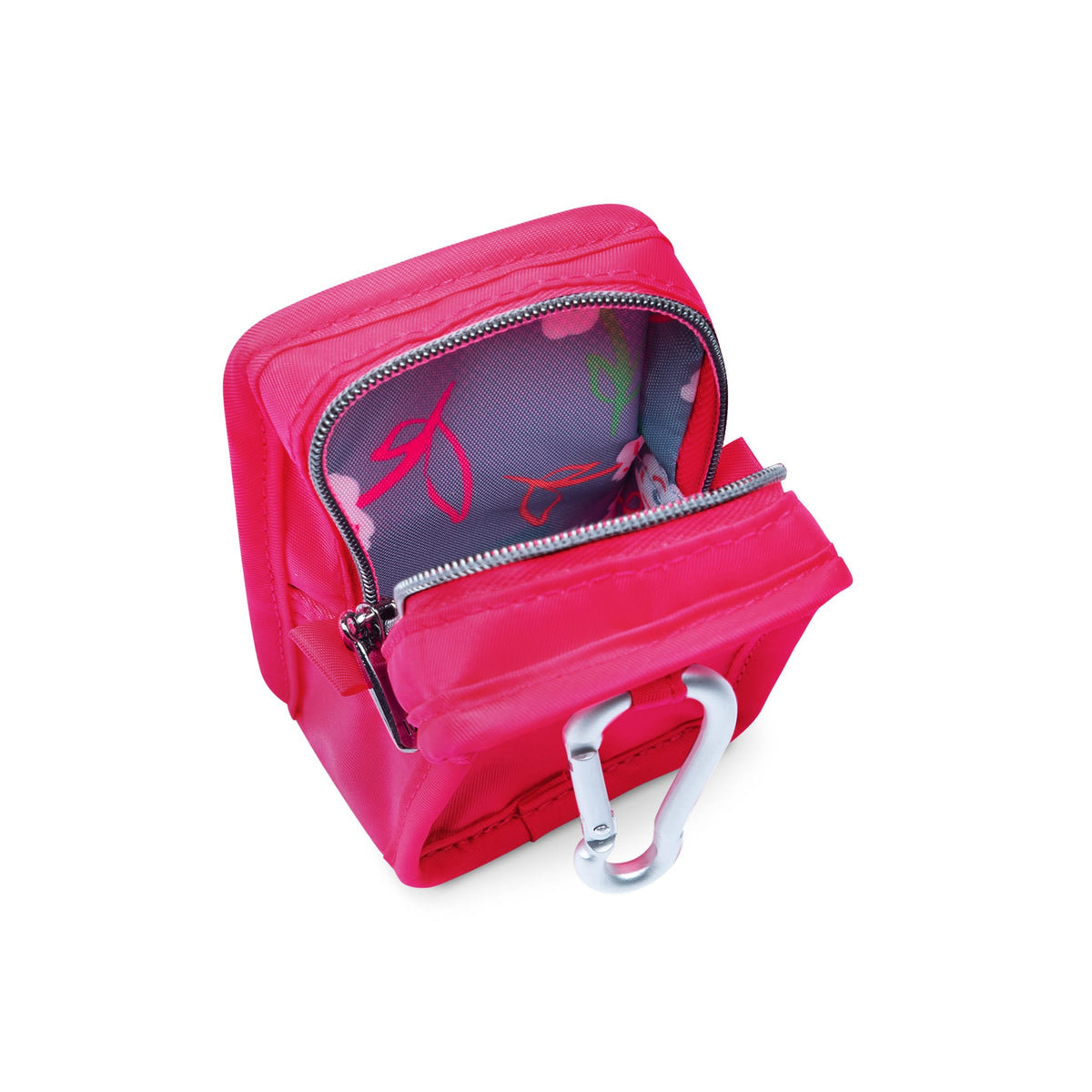 Drizzle Mini Zip Storage Pouch - MAGENTA - Drizzle_Magenta_Neon_05