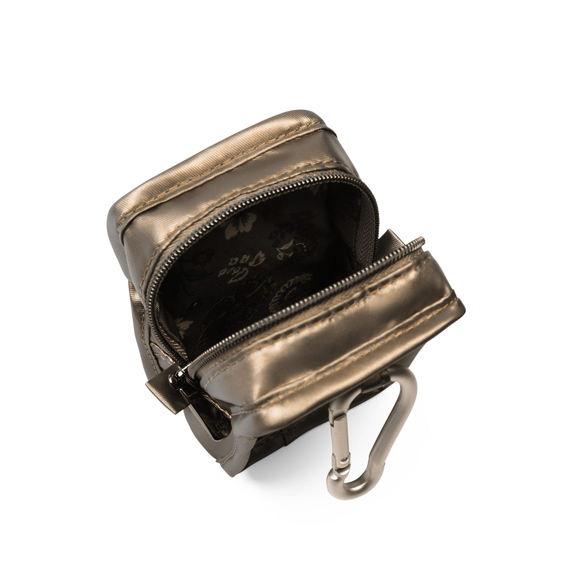 Drizzle Mini Zip Storage Pouch - METALLIC WALNUT - Drizzle_Metallic_Walnut_05