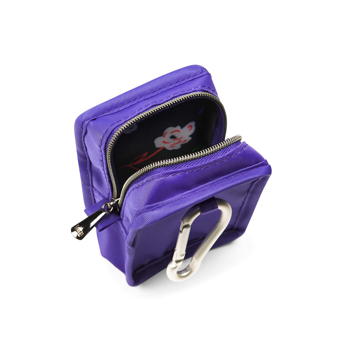 Drizzle Mini Zip Storage Pouch - VIOLET - Drizzle_Violet_Neon_05
