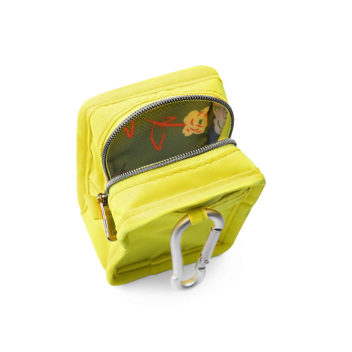 Drizzle Mini Zip Storage Pouch - YELLOW - Drizzle_Yellow_Neon_05