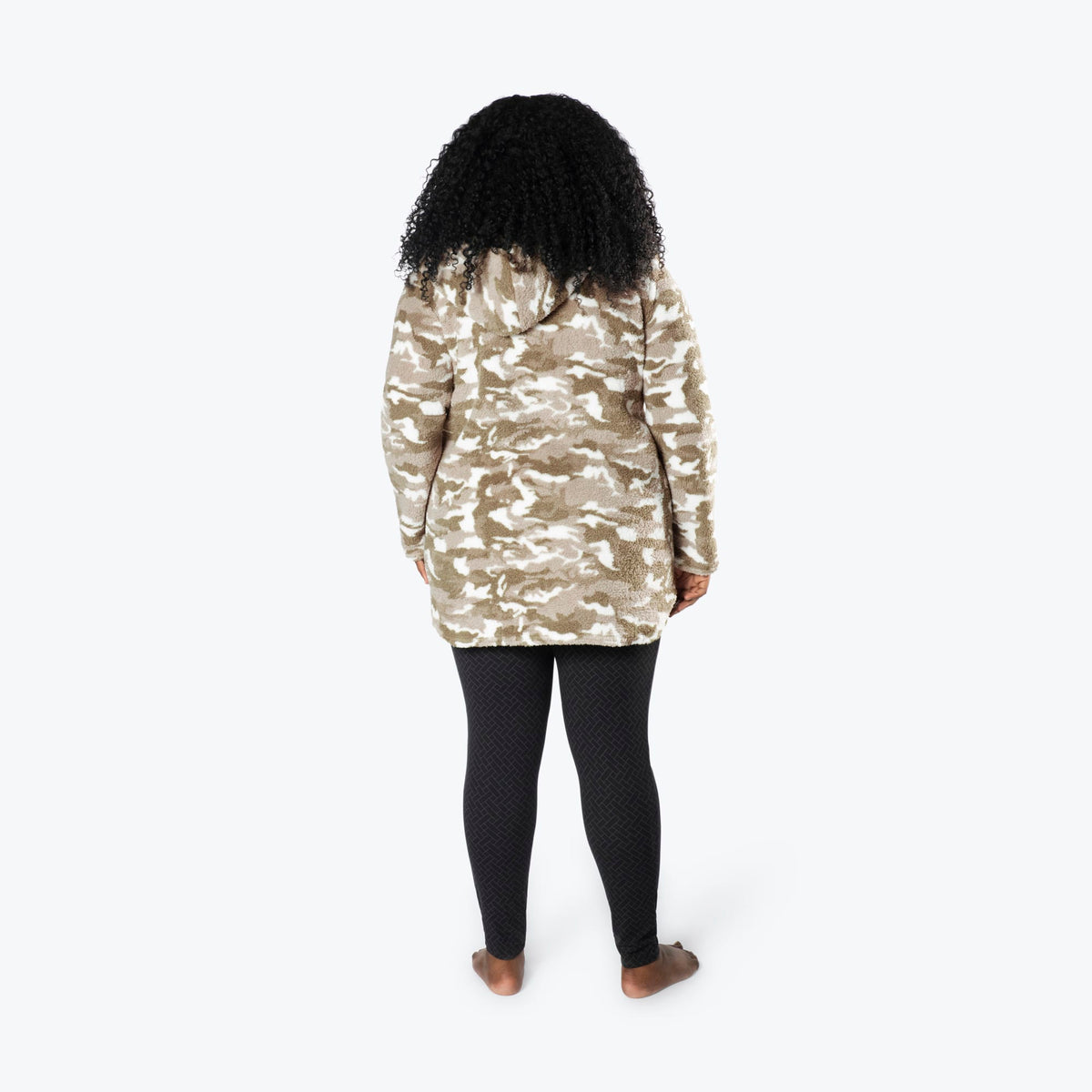Echo Sherpa Zipper Cardigan - CAMO TAUPE - Echo_CamoTaupe_XL_02