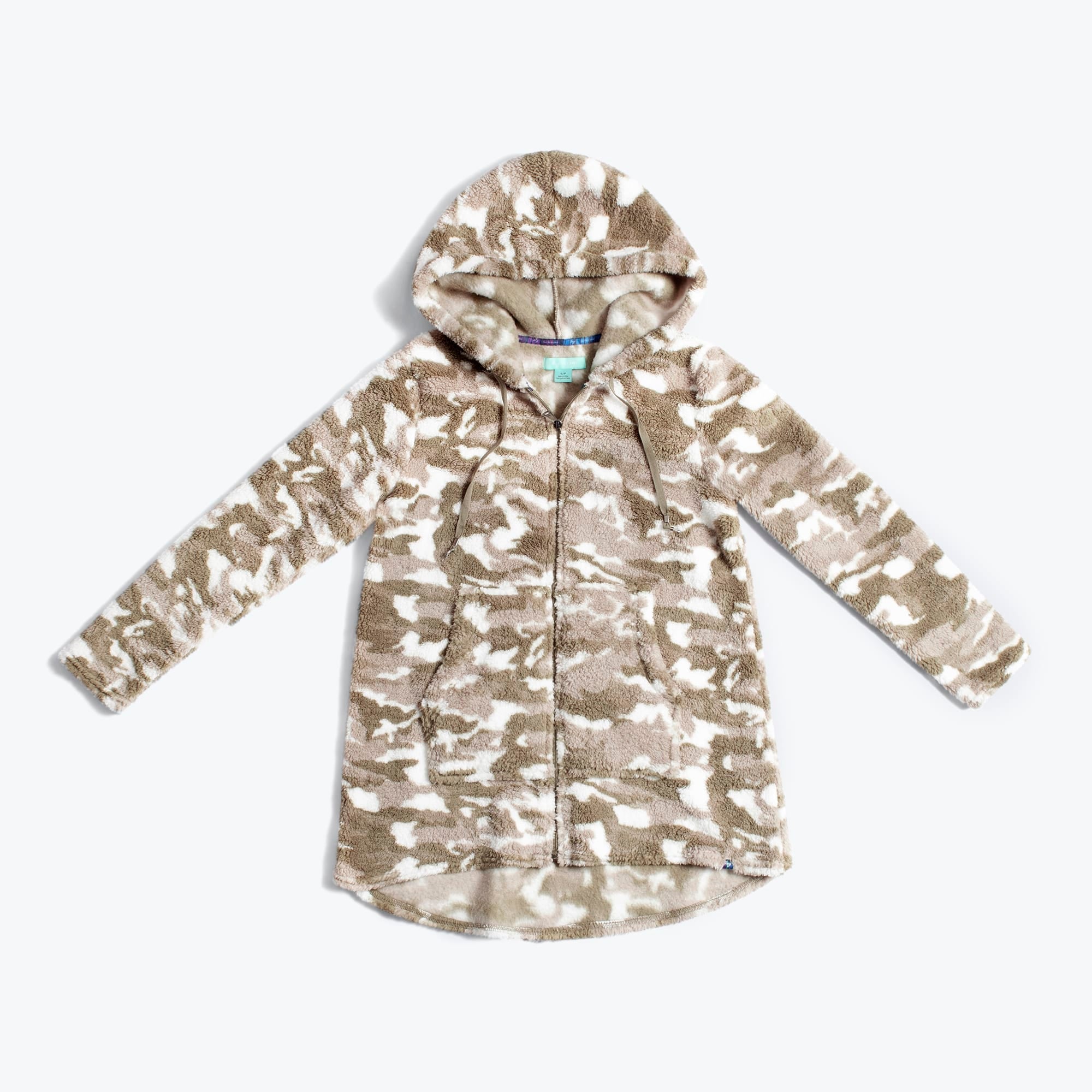 Echo Sherpa Zipper Cardigan - CAMO TAUPE - Echo_Flatlay_CamoTaupe_45164c6b-6696-4fba-bb9a-522b0f051833