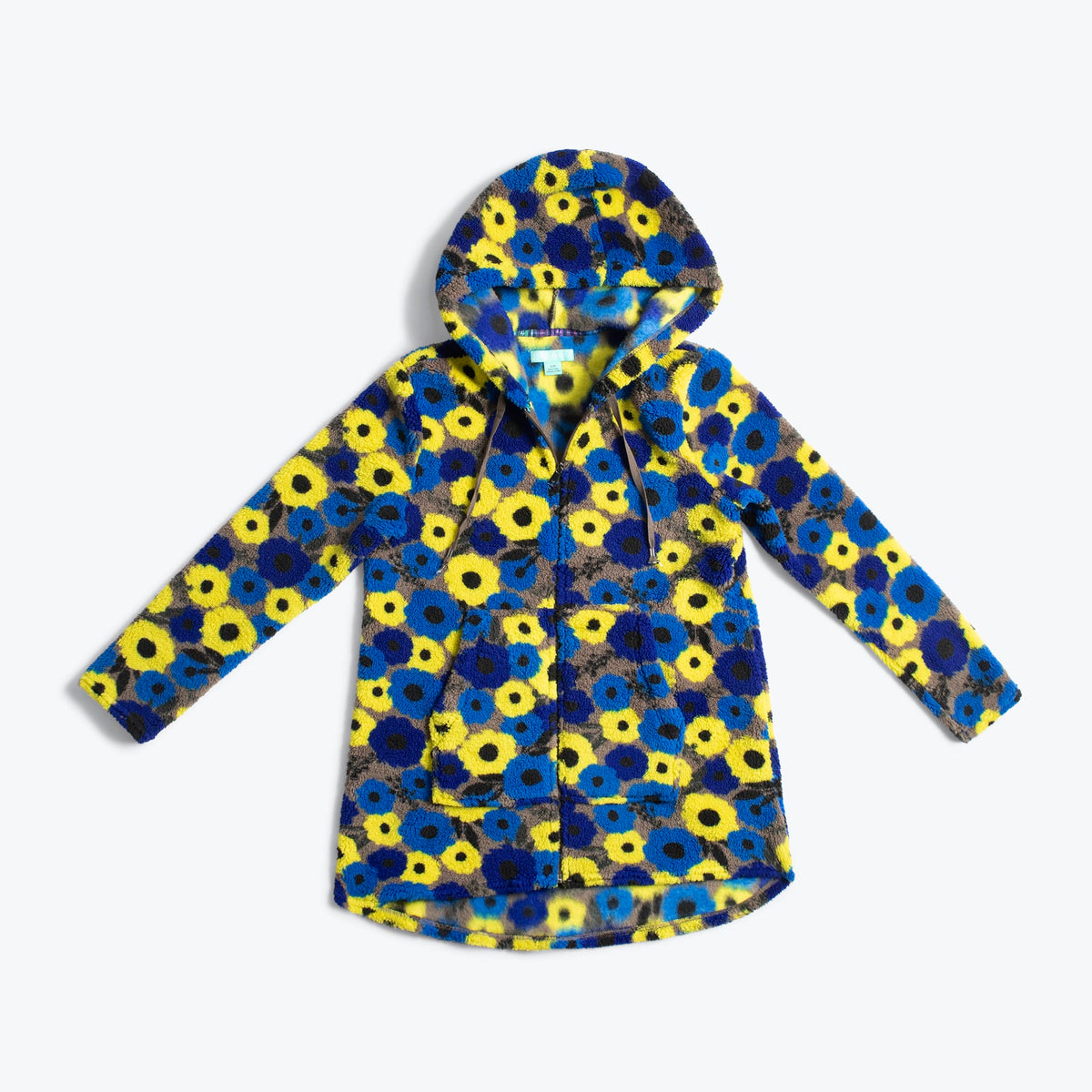 Echo Sherpa Zipper Cardigan - PEONY BLUE - Echo_Flatlay_PeonyBlue_jpg