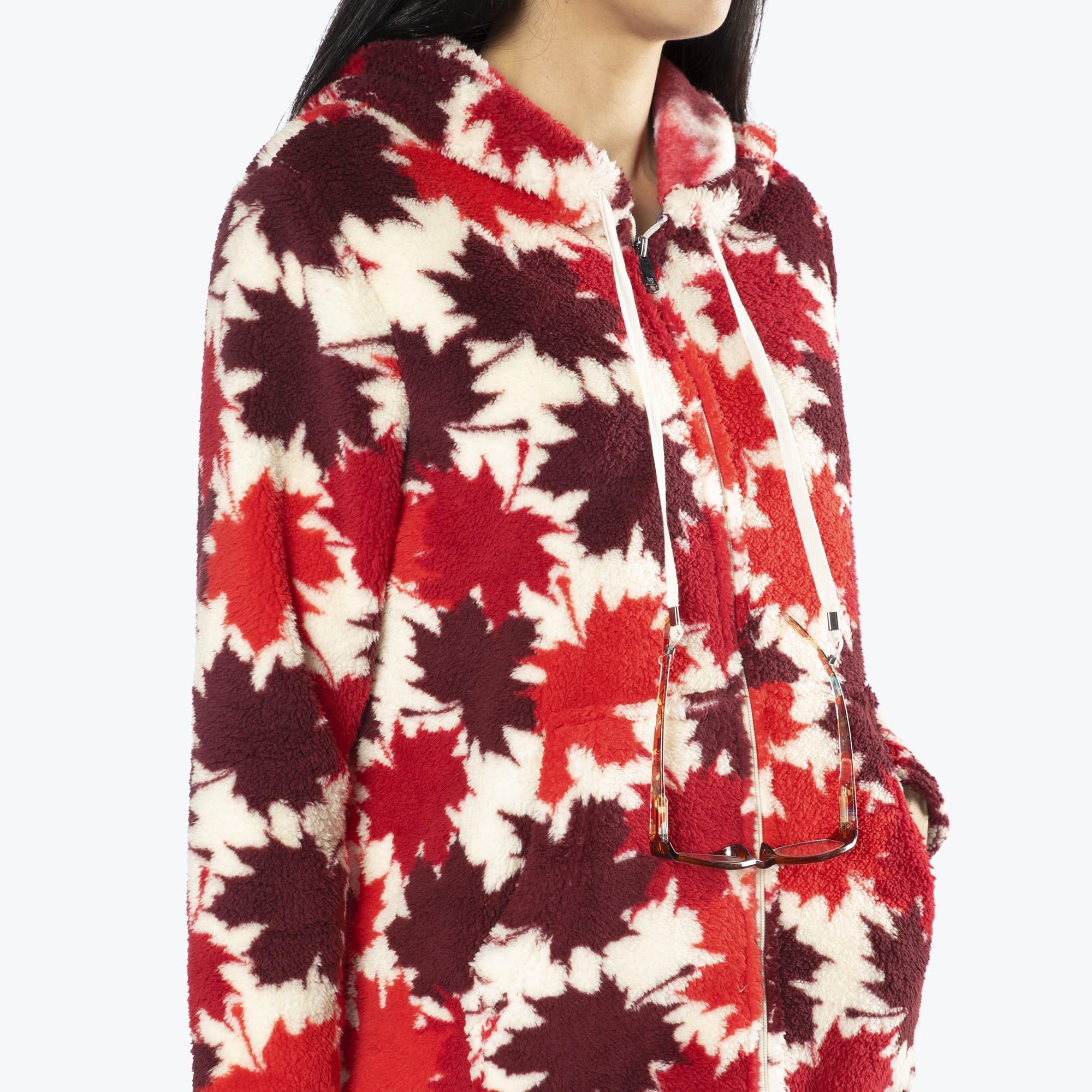 Echo Sherpa Zipper Cardigan - MAPLES CREAM - Echo_MaplesCream_S_04