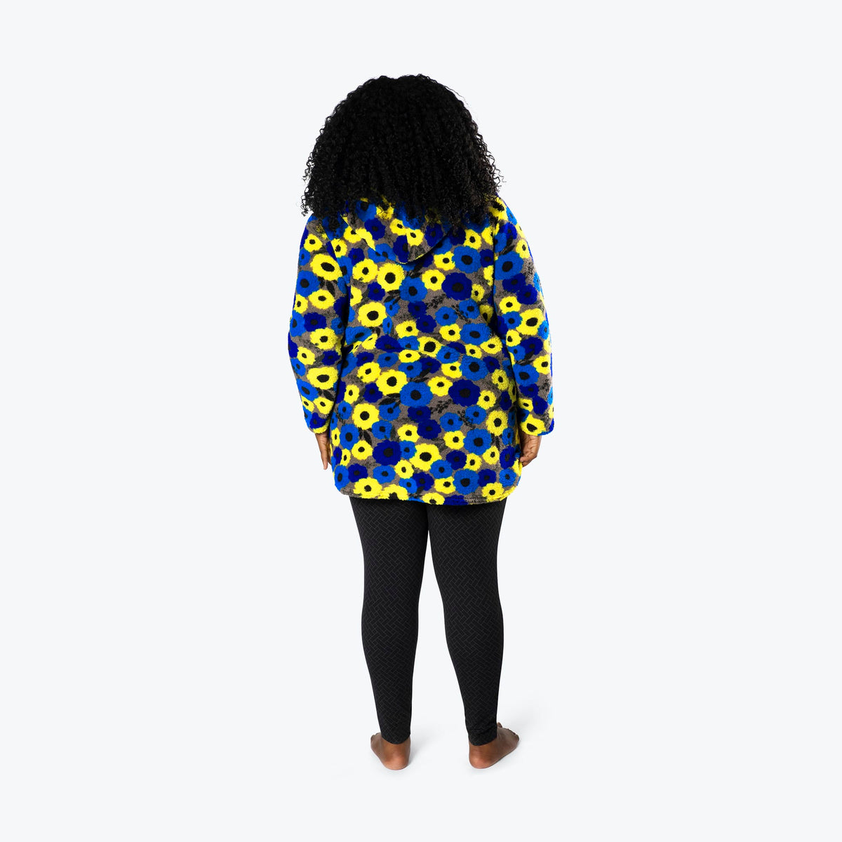 Echo Sherpa Zipper Cardigan - PEONY BLUE - Echo_PeonyBlue-XL_02
