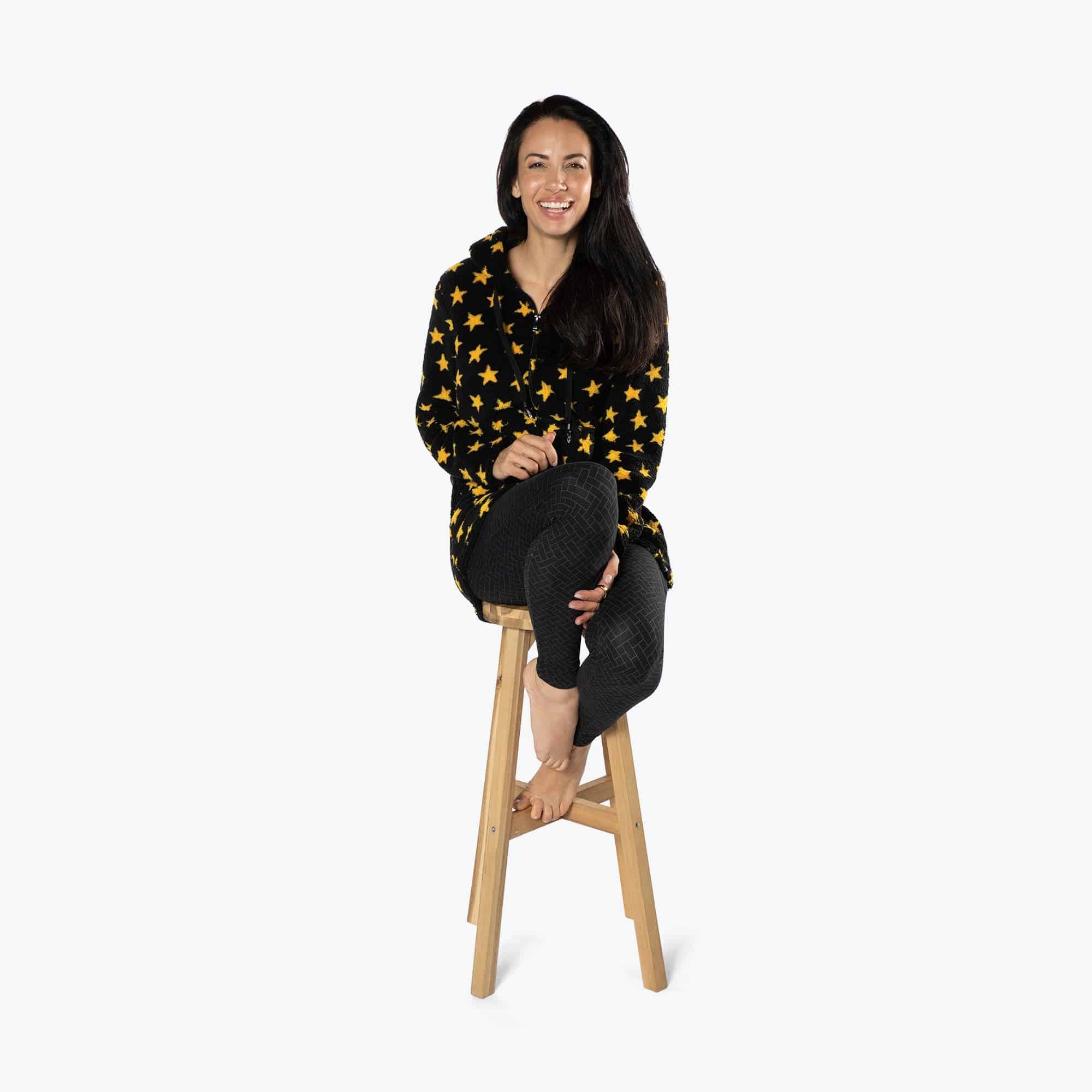 Echo Sherpa Zipper Cardigan - ROCKSTAR - Echo_Rockstar_S_01b