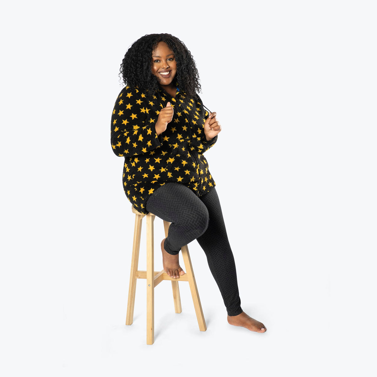 Echo Sherpa Zipper Cardigan - ROCKSTAR - Echo_Rockstar_XL_01b