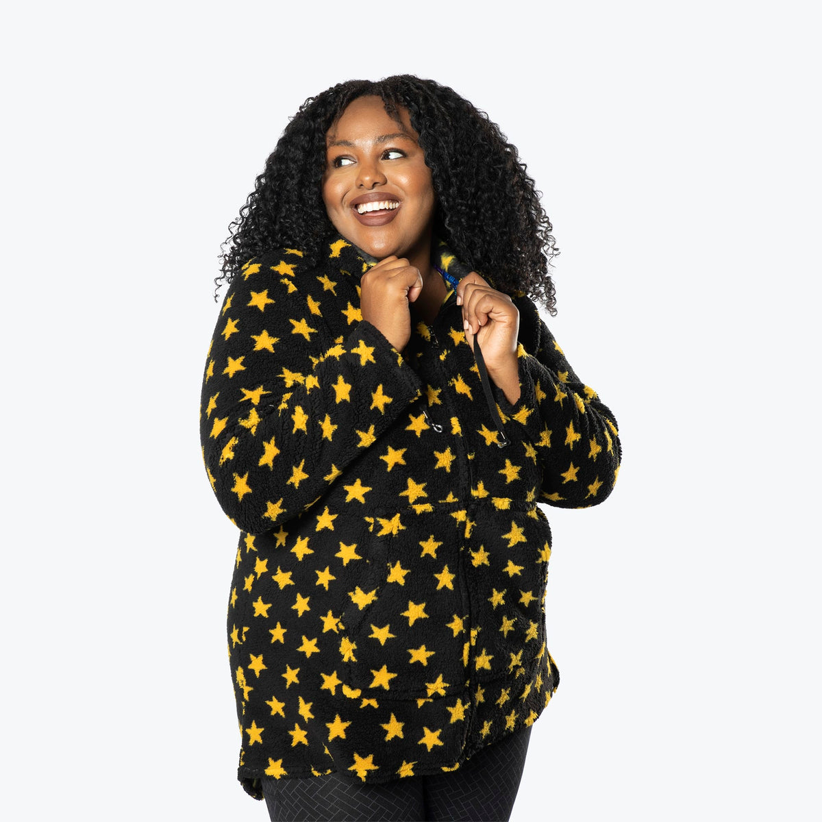 Echo Sherpa Zipper Cardigan - ROCKSTAR - Echo_Rockstar_XL_03