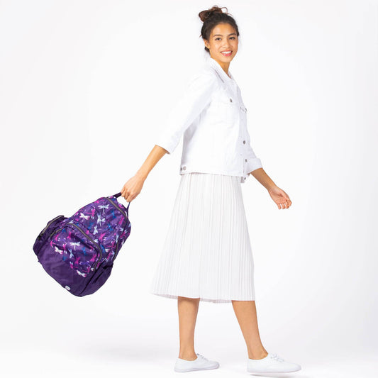 Echo Packable Backpack - - Echopackable_DragonflyPurple_07