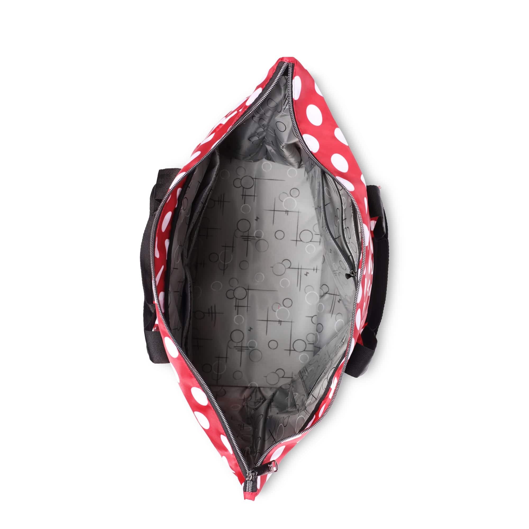 Ferry XL Expandable Carry-All Tote Bag - CRIMSON LARGE DOT - Ferry_Crimson_Lg_Dot_05