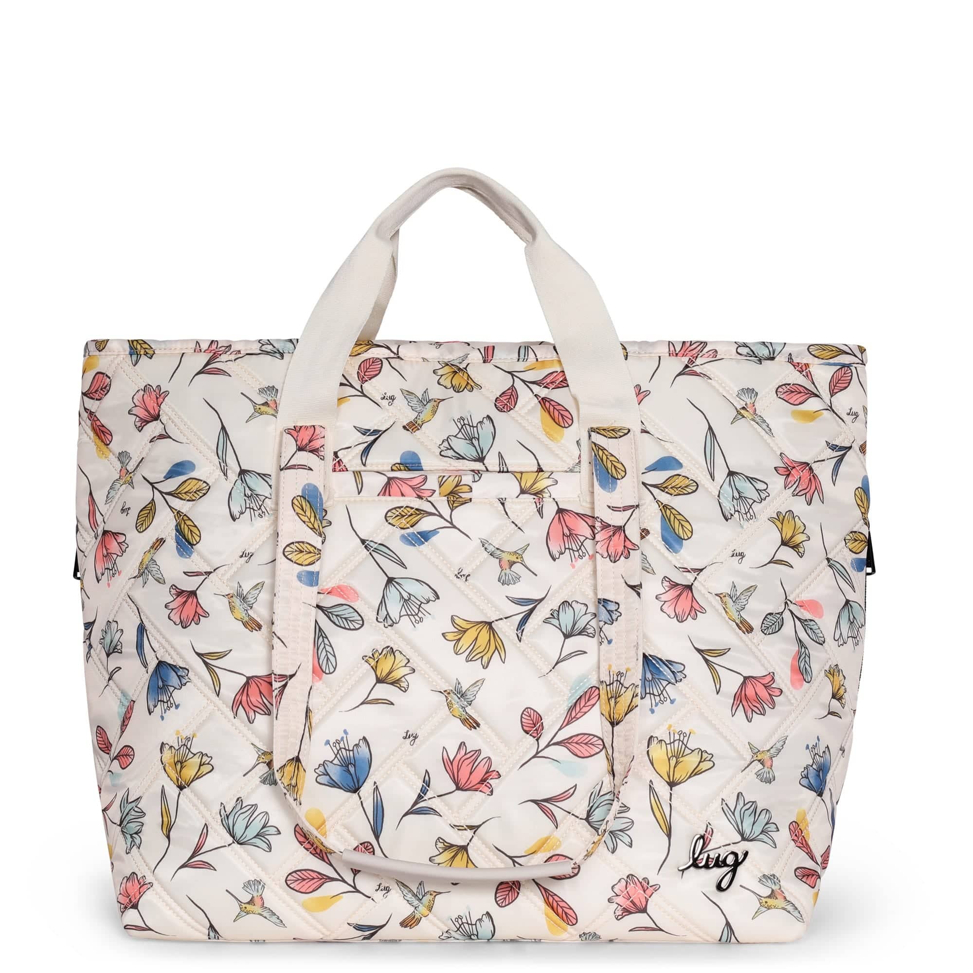 Ferry XL Expandable Carry-All Tote Bag - HUMMINGBIRD FLORAL - Ferry_HummingbirdFloral_01