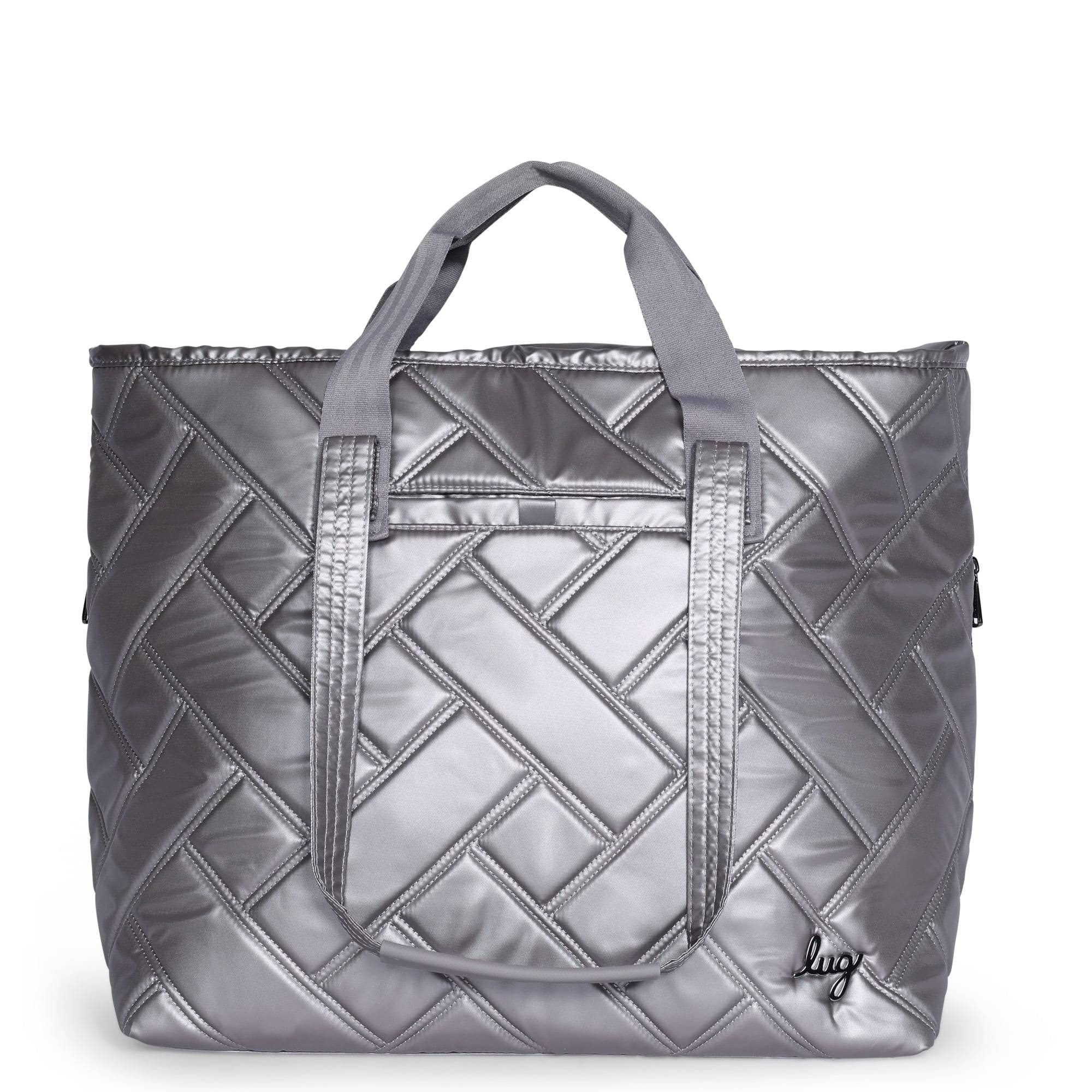 Ferry XL Expandable Carry-All Tote Bag - METALLIC PEARL - Ferry_Metallic_Pearl_01