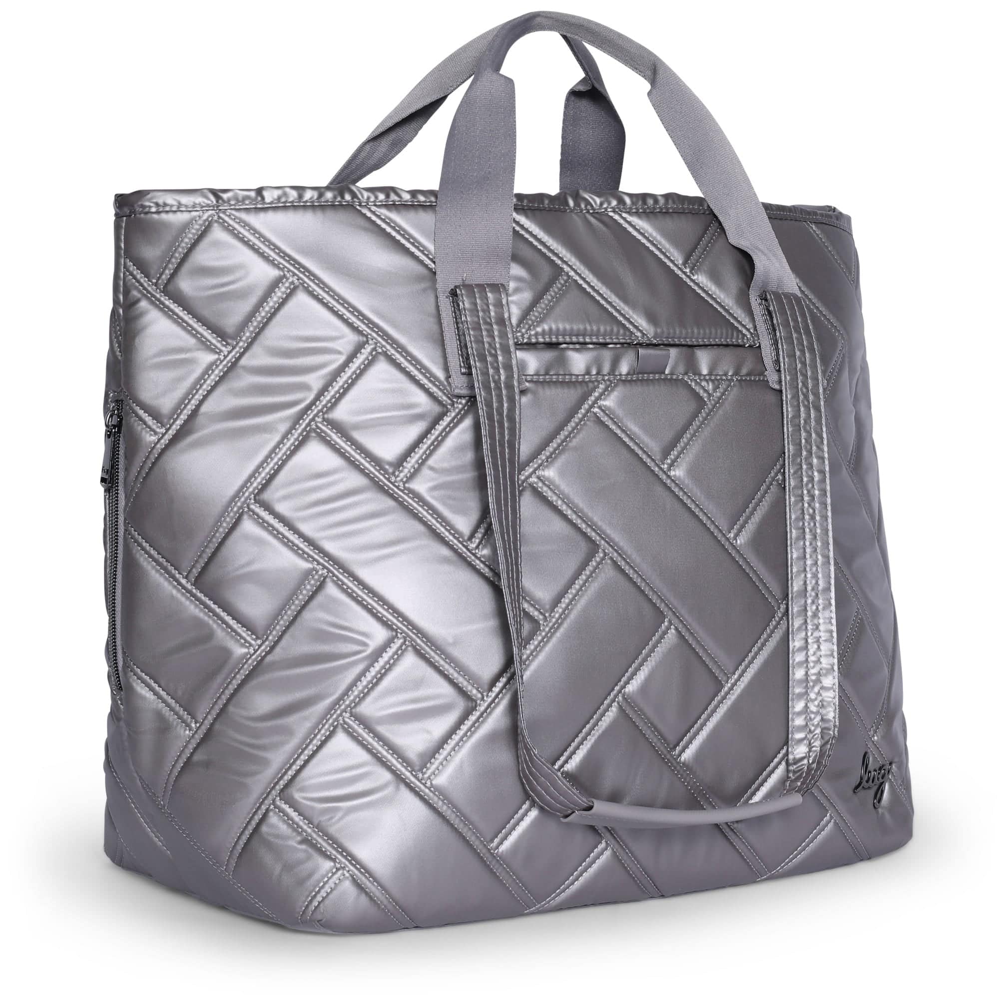 Ferry XL Expandable Carry-All Tote Bag - METALLIC PEARL - Ferry_Metallic_Pearl_02