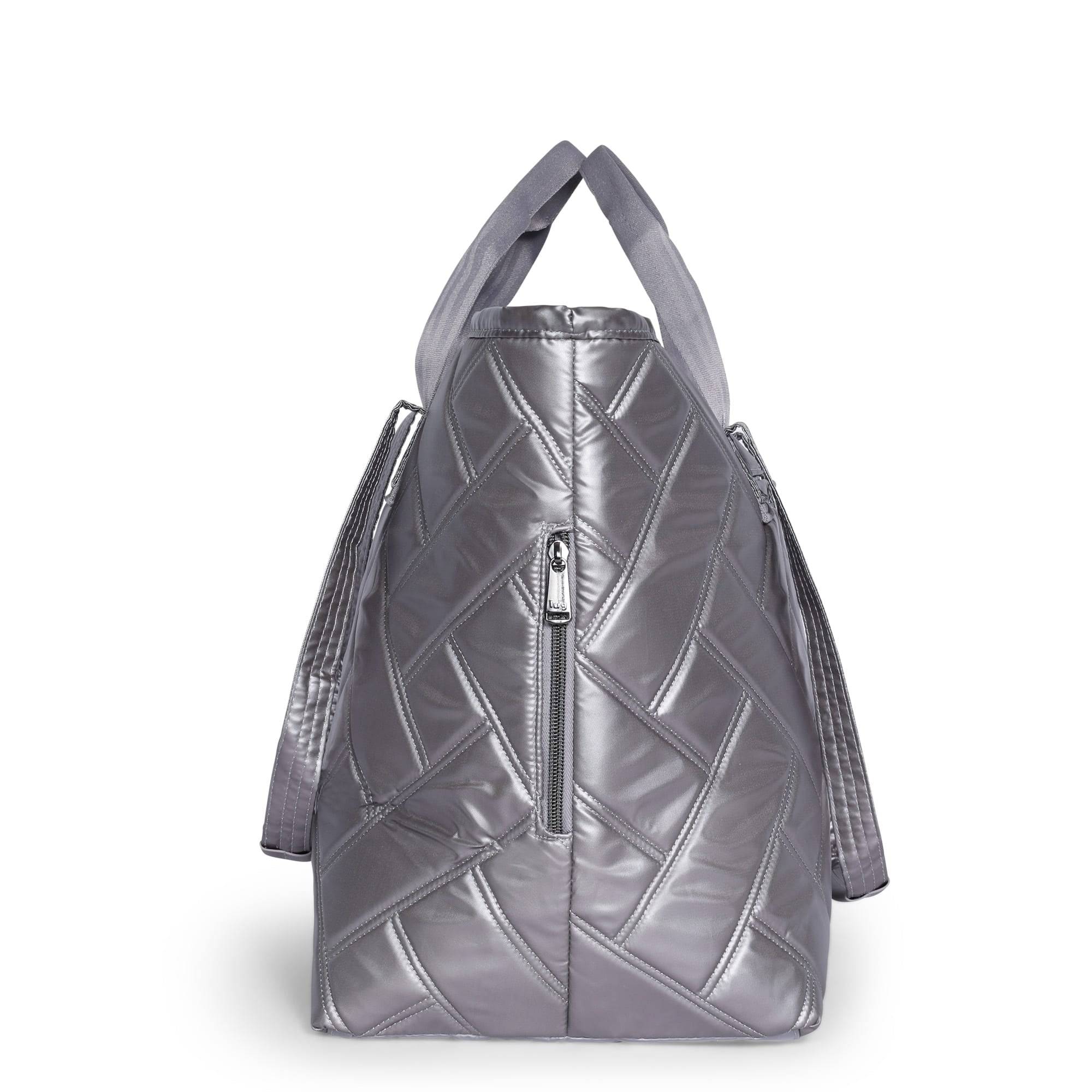 Ferry XL Expandable Carry-All Tote Bag - METALLIC PEARL - Ferry_Metallic_Pearl_03