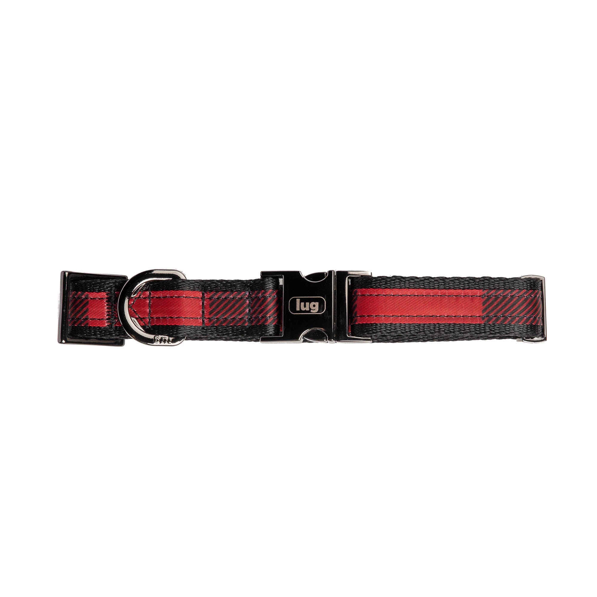 Fetch Pet Collar and Leash Set - BUFFALO CHECK RED - Fetch_BuffaloCheckRedL_04