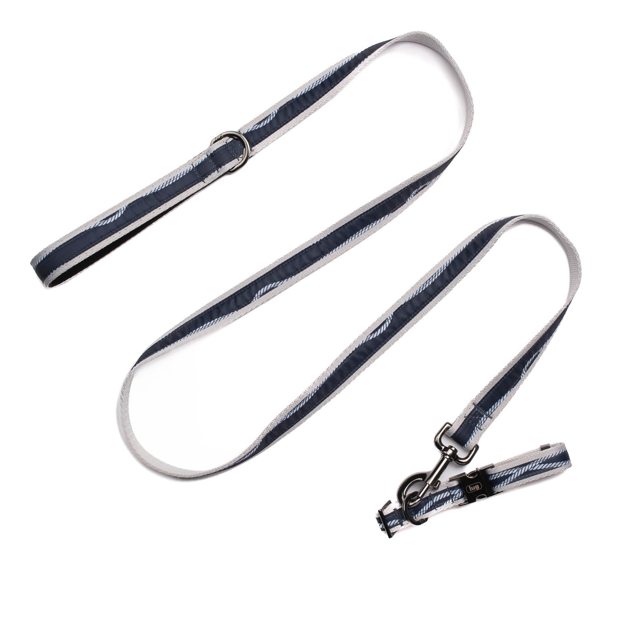 Fetch Pet Collar and Leash Set - NAUTICAL NAVY - Fetch_NauticalNavy_02