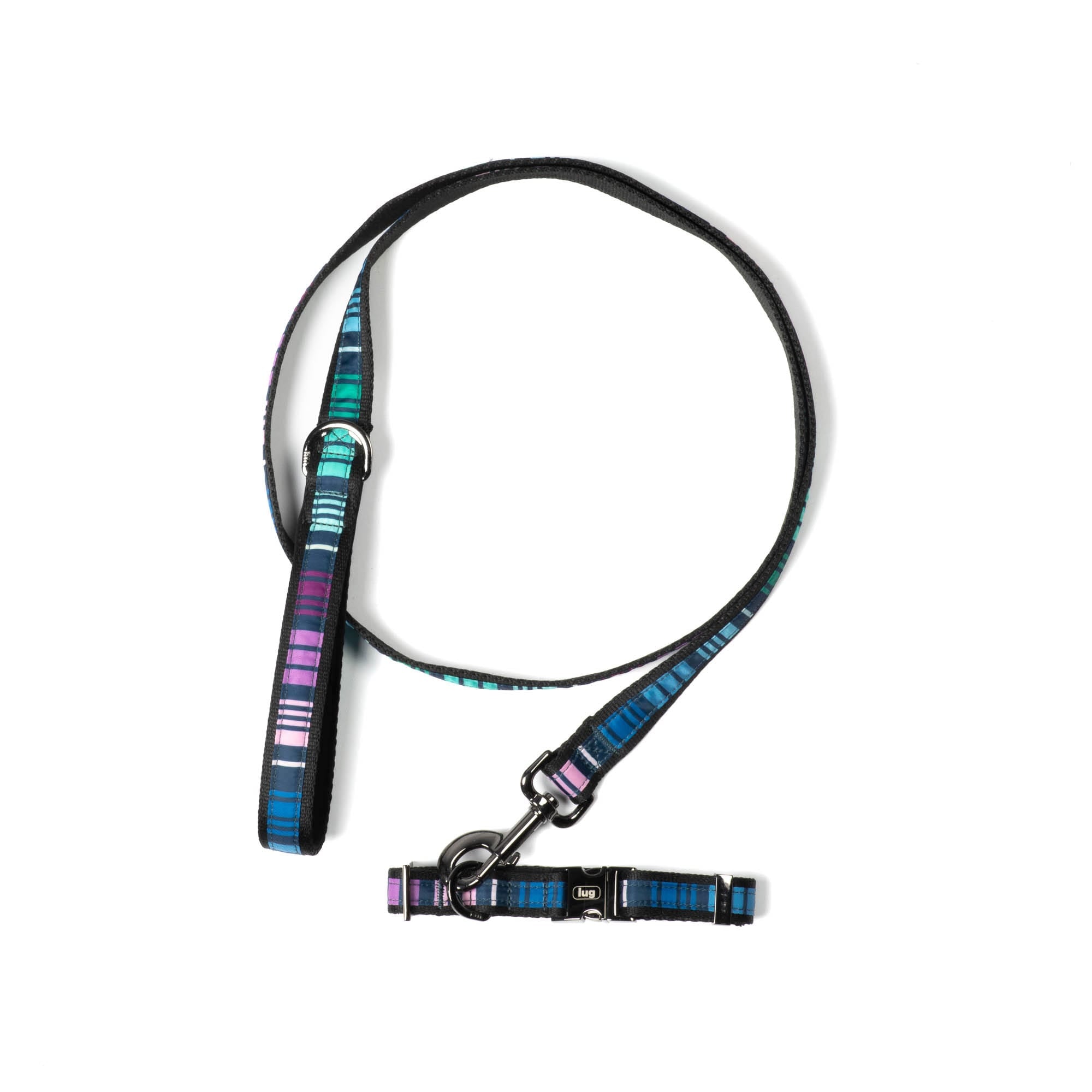 Fetch Pet Collar and Leash Set - LOVE STRIPE MULTI - Fetch_PetCollar_LeashSet_LoveStripeMulti_01
