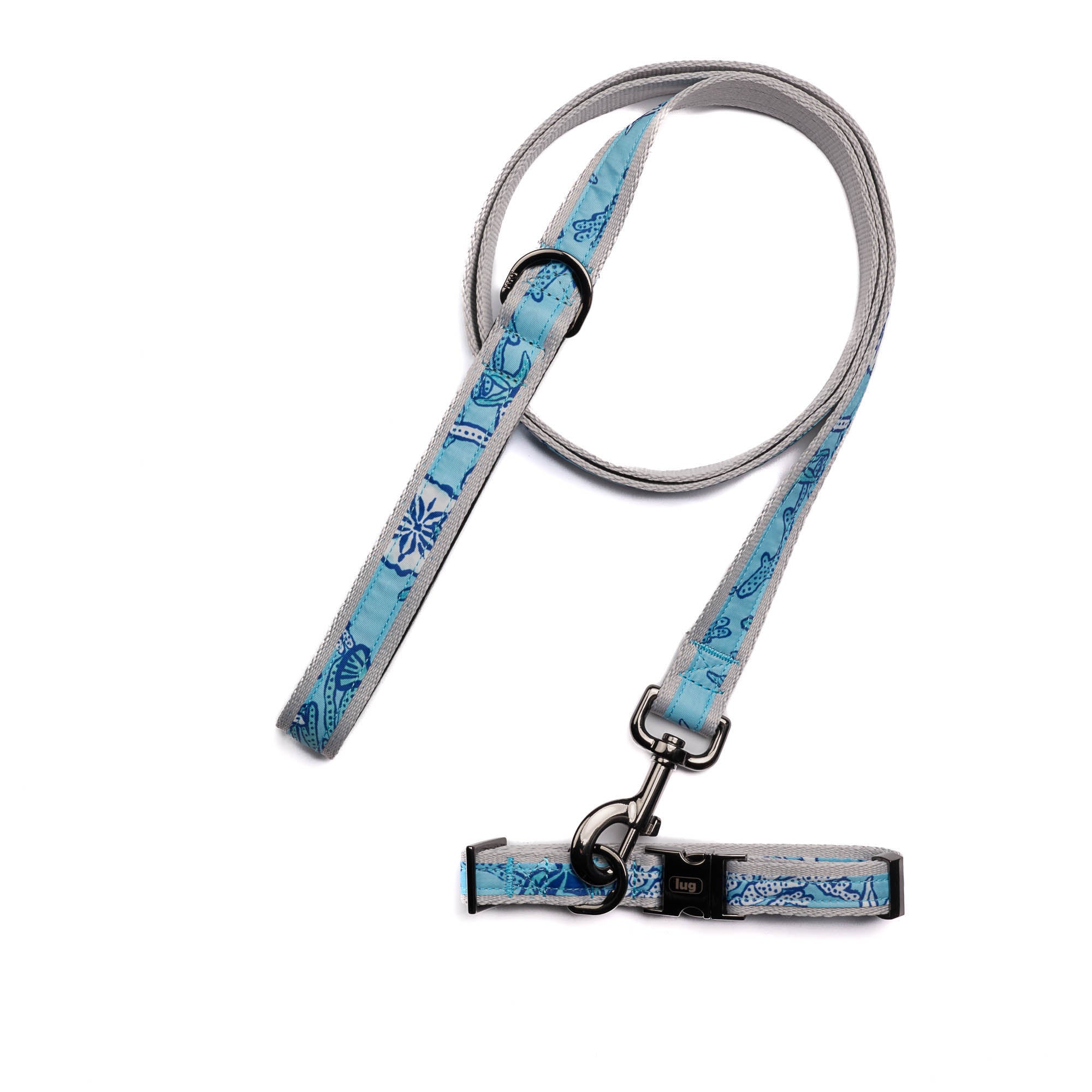 Fetch Pet Collar and Leash Set - SEALIFE BLUE - Fetch_SealifeBlue_01