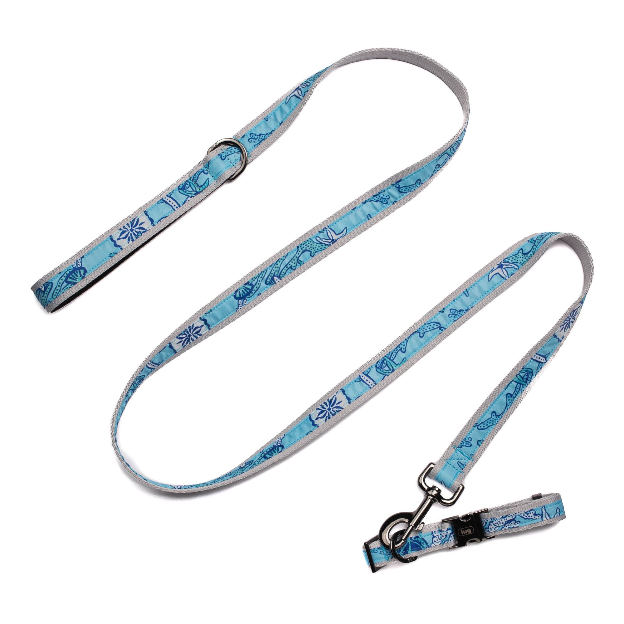 Fetch Pet Collar and Leash Set - SEALIFE BLUE - Fetch_SealifeBlue_02