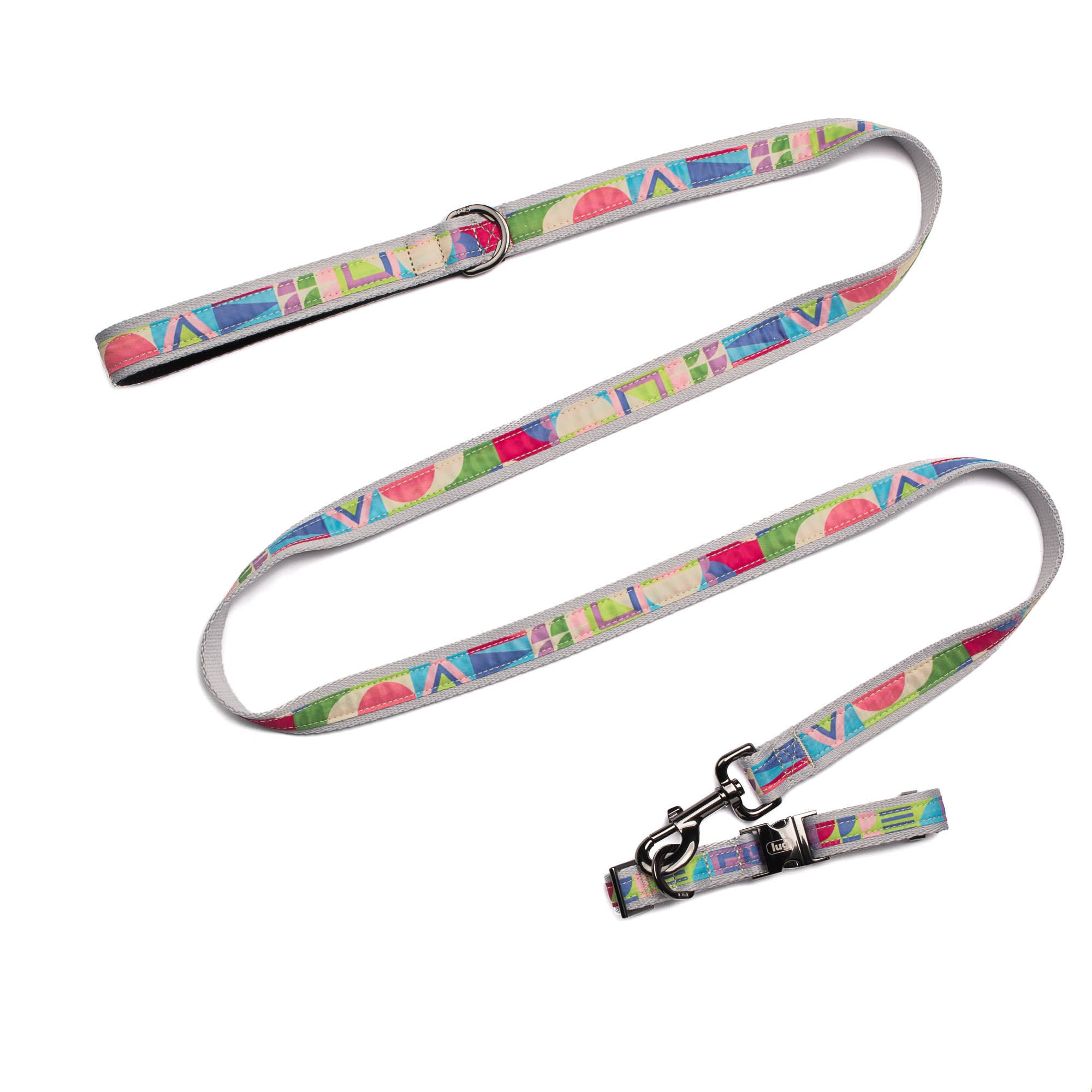 Fetch Pet Collar and Leash Set - SMALL WORLD MULTI - Fetch_SmallWorldMulti_02