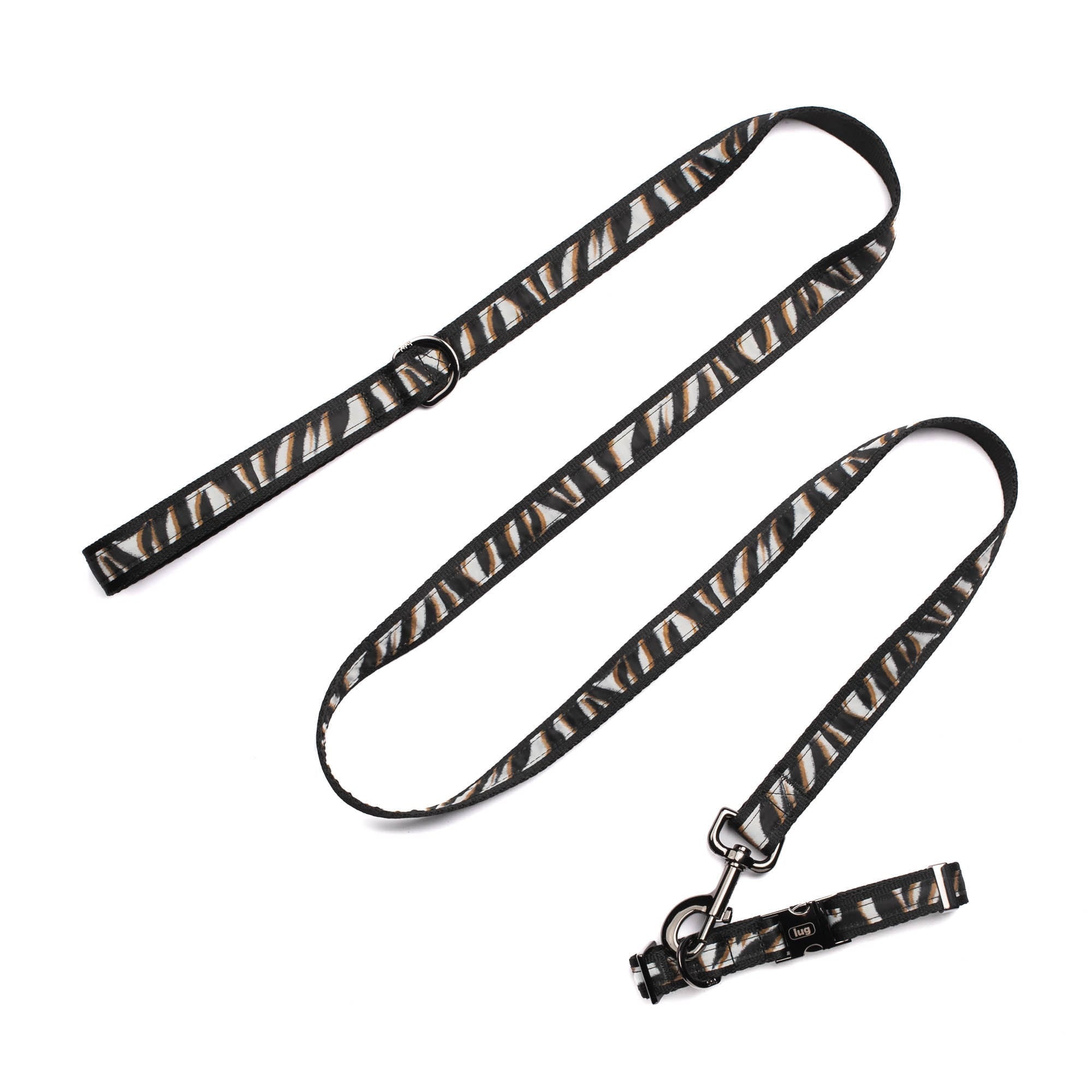 Fetch Pet Collar and Leash Set - ZEBRA SAND - Fetch_ZebraSand_02